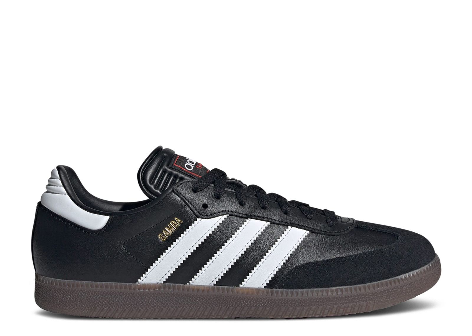 adidas Samba Indoor Shoes, Black/White/Red / 12