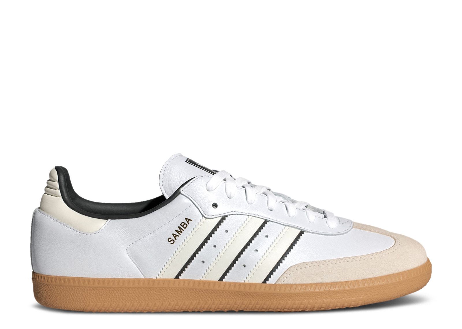 Samba OG 'Double White Black Gum' - Adidas - ID1480 - cloud white/off ...