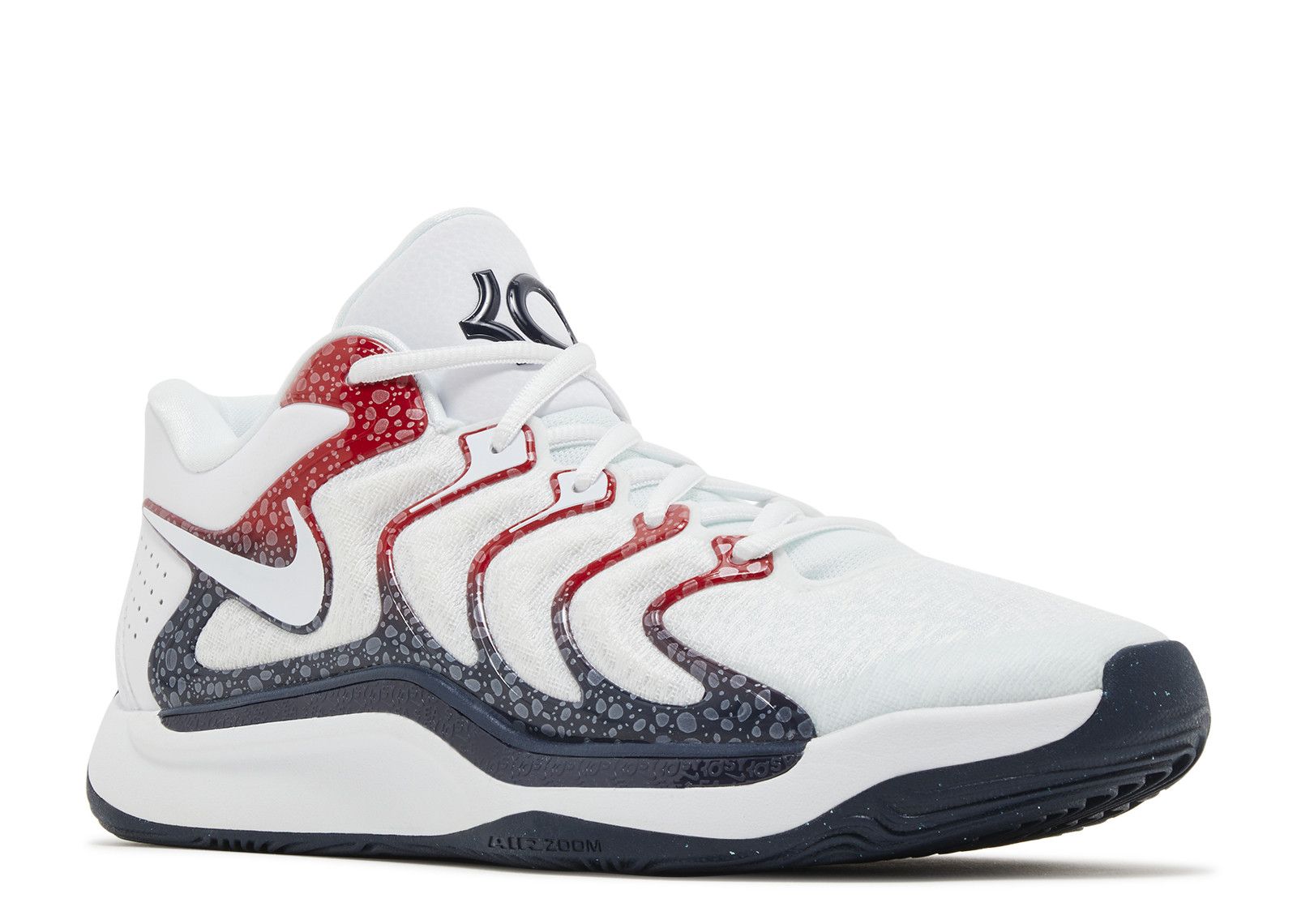 KD 17 'USA' - Nike - FJ9487 101 - white/university red/obsidian