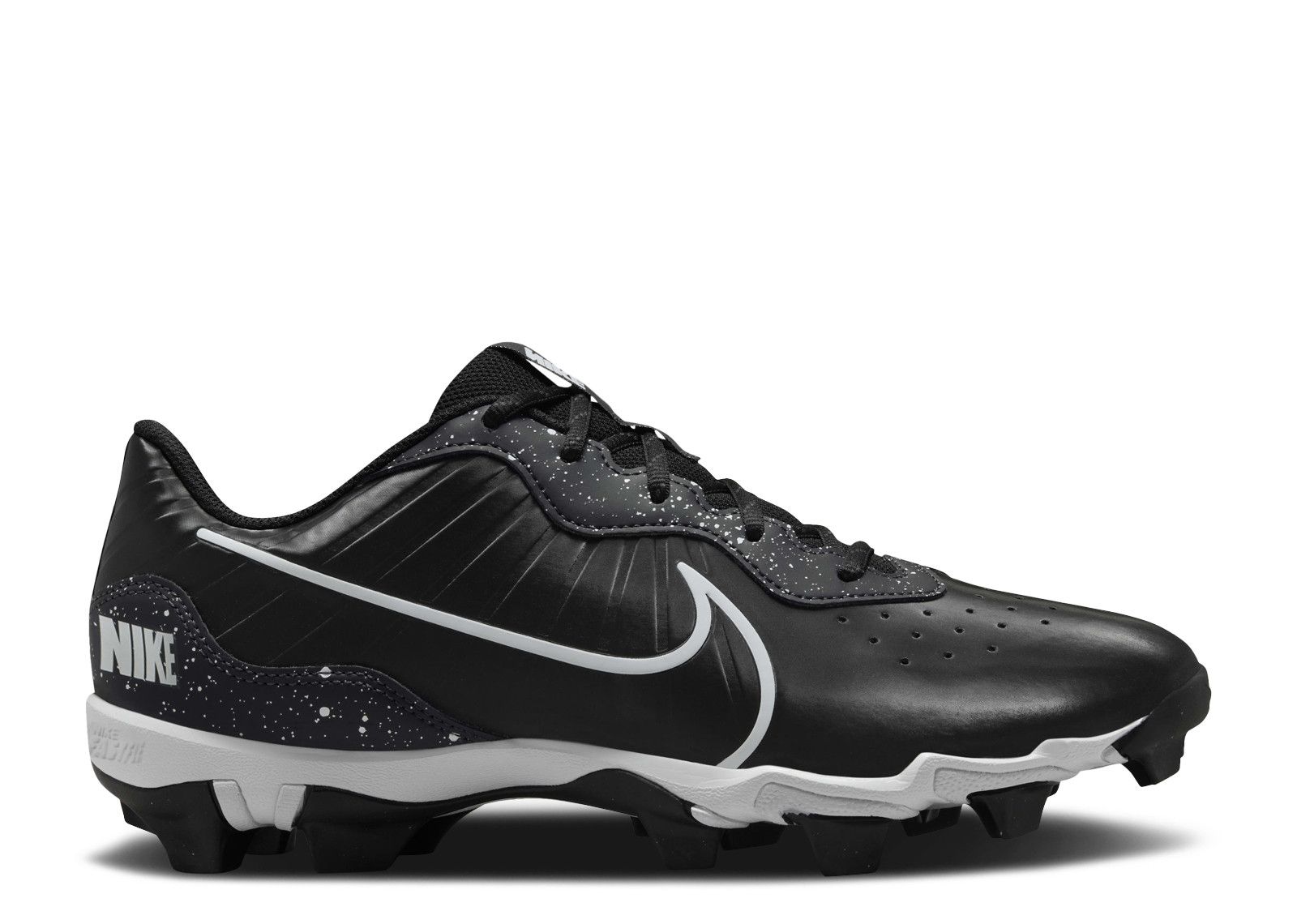 Size 13 - Nike Alpha Huarache 4 Keystone Black White Splatter DJ6524-003 Nike Alpha Huarache 4 Keystone Black White Splatter for Sale  main image 2