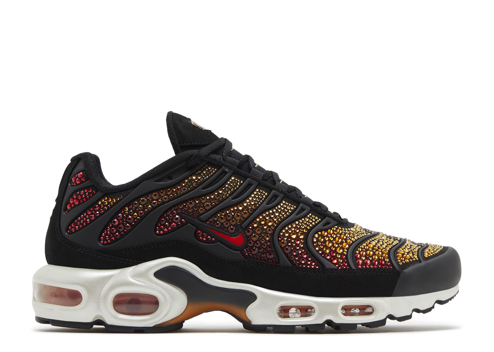 Swarovski X Wmns Air Max Plus Sunset Nike FZ9042 001 black fire red pimento bright ceramic saturn gold Flight Club Japan