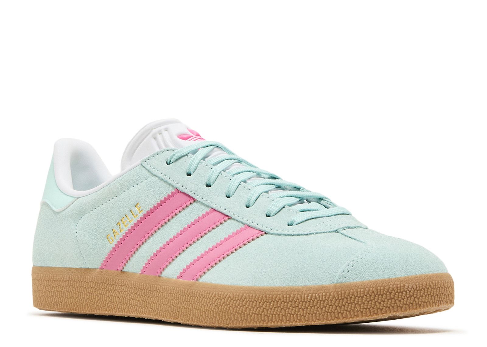 adidas Gazelle Womens Shoes Size 8 Color: Flash Aqua/Lucid Pink