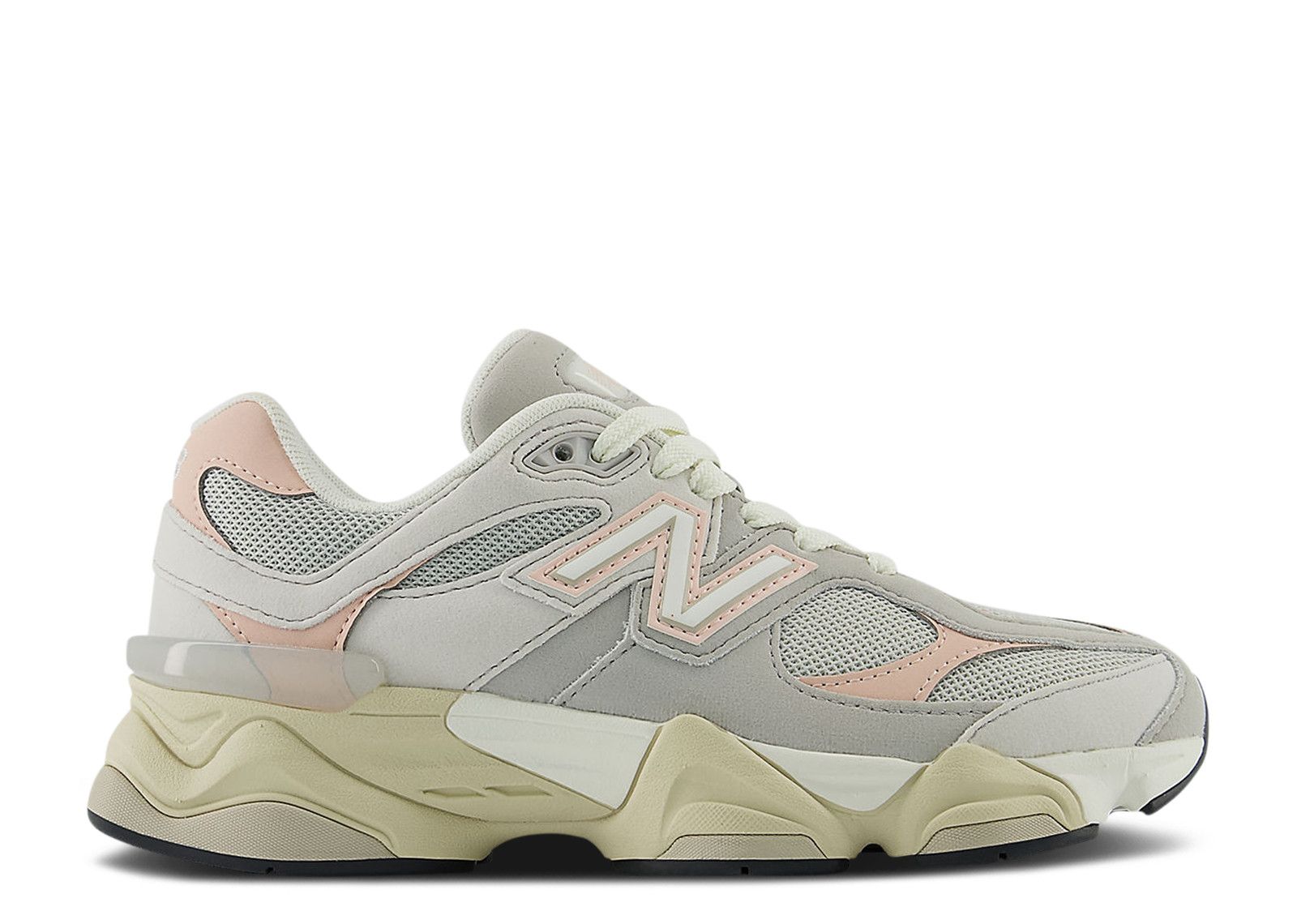New Balance 9060 Big Kid 'Grey Matter Pink Haze' - New Balance