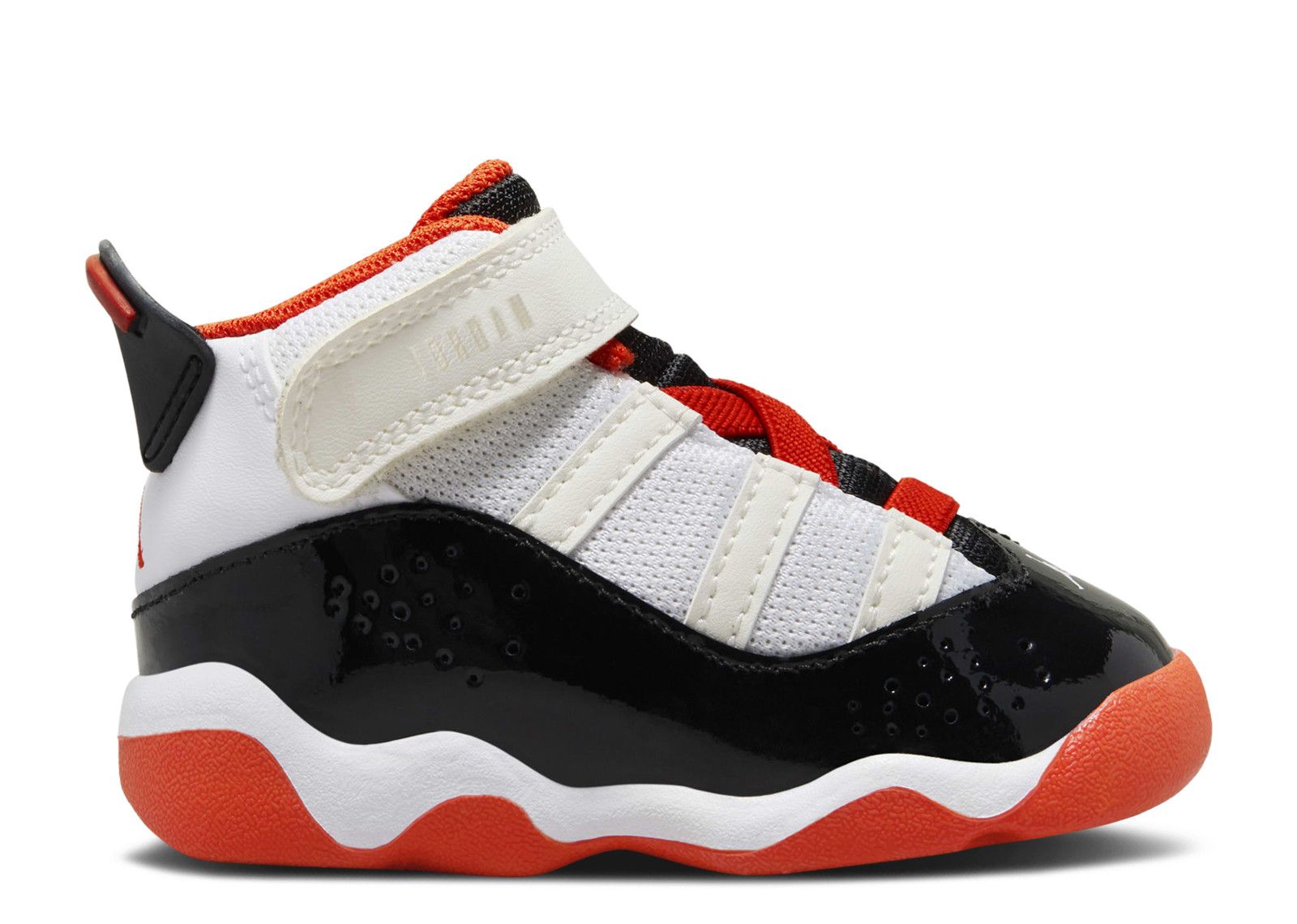 jordan 6 rings black orange