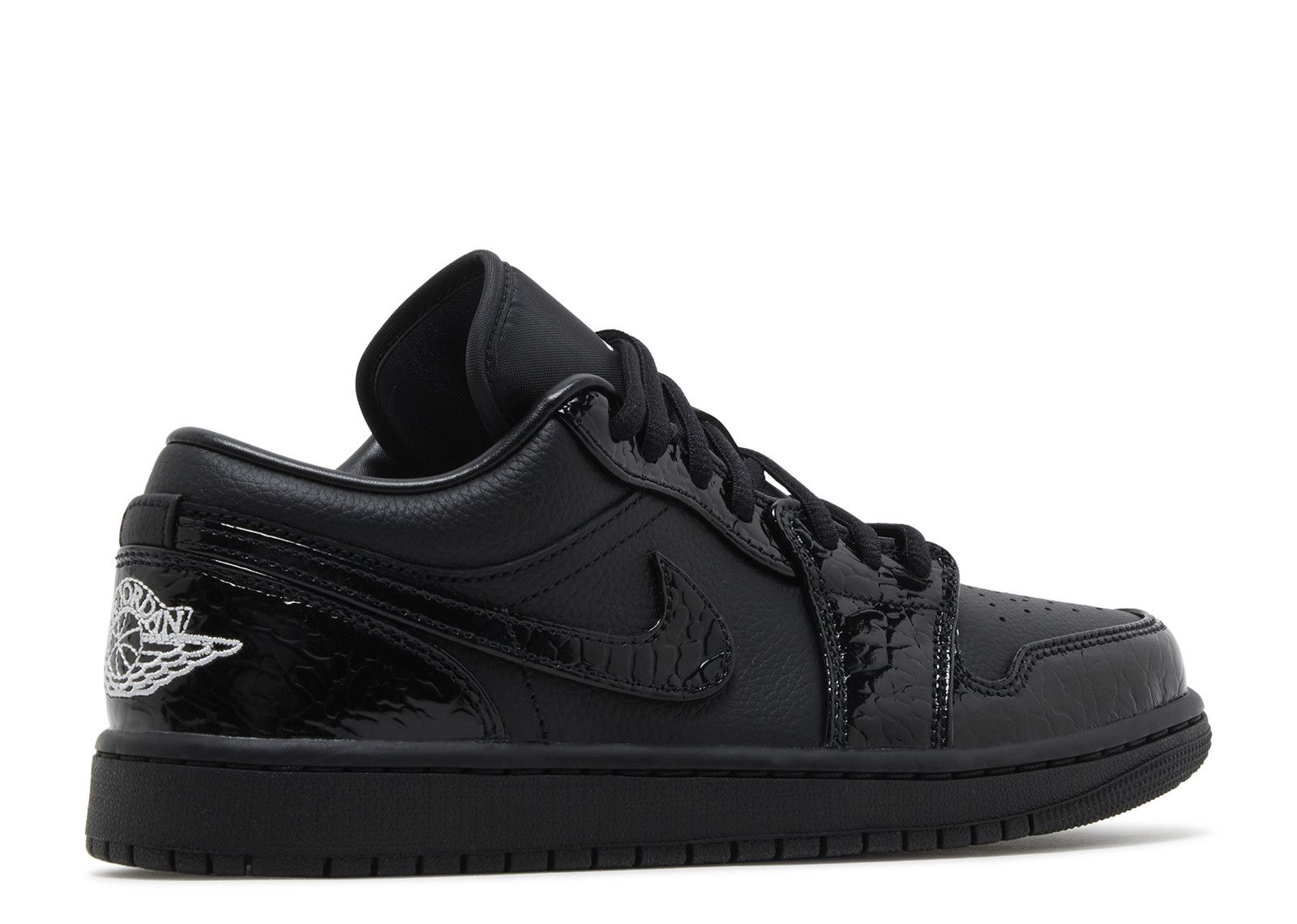 Wmns Jordan 1 Low SE 'Black Croc' - Air Jordan - HJ7743 010
