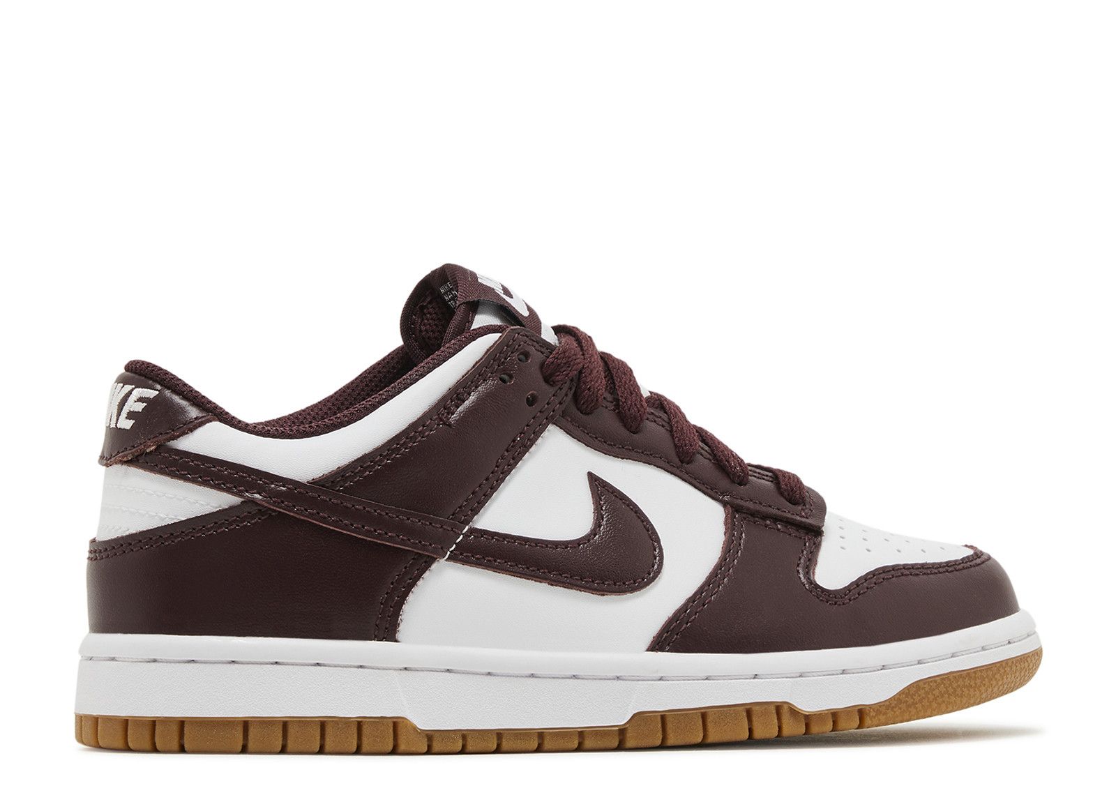 Dunk Low GS 'Burgundy Crush Gum' - Nike - HJ9282 100 - white