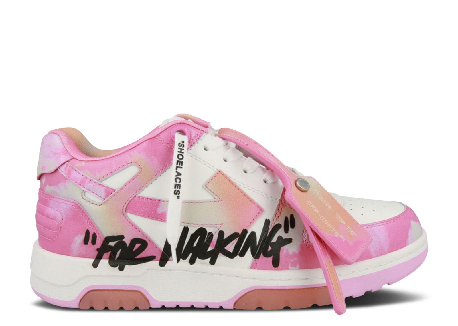 Off White Out Of Office 'For Walking Pink Tie Dye' - Off