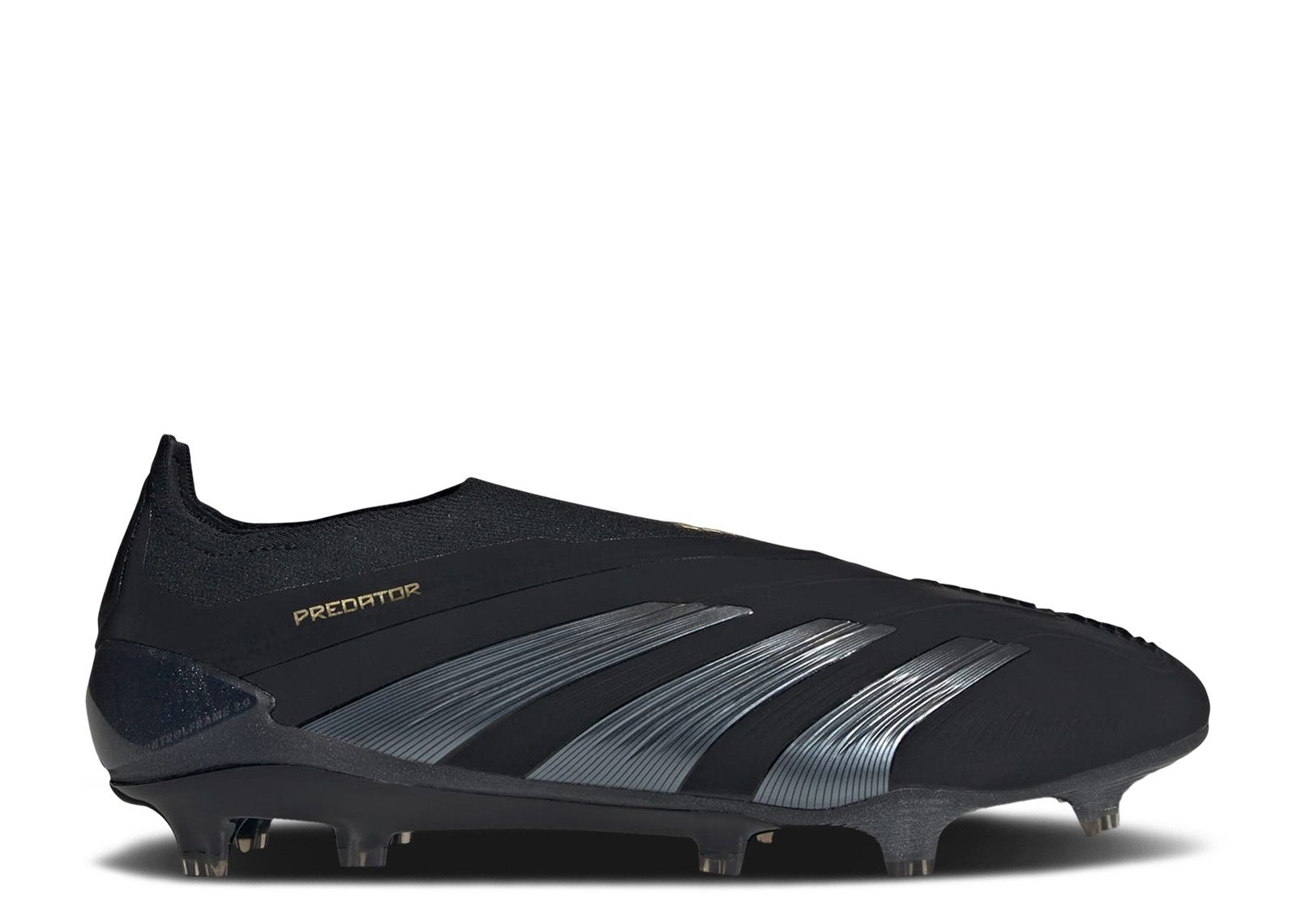 black adidas laceless boots