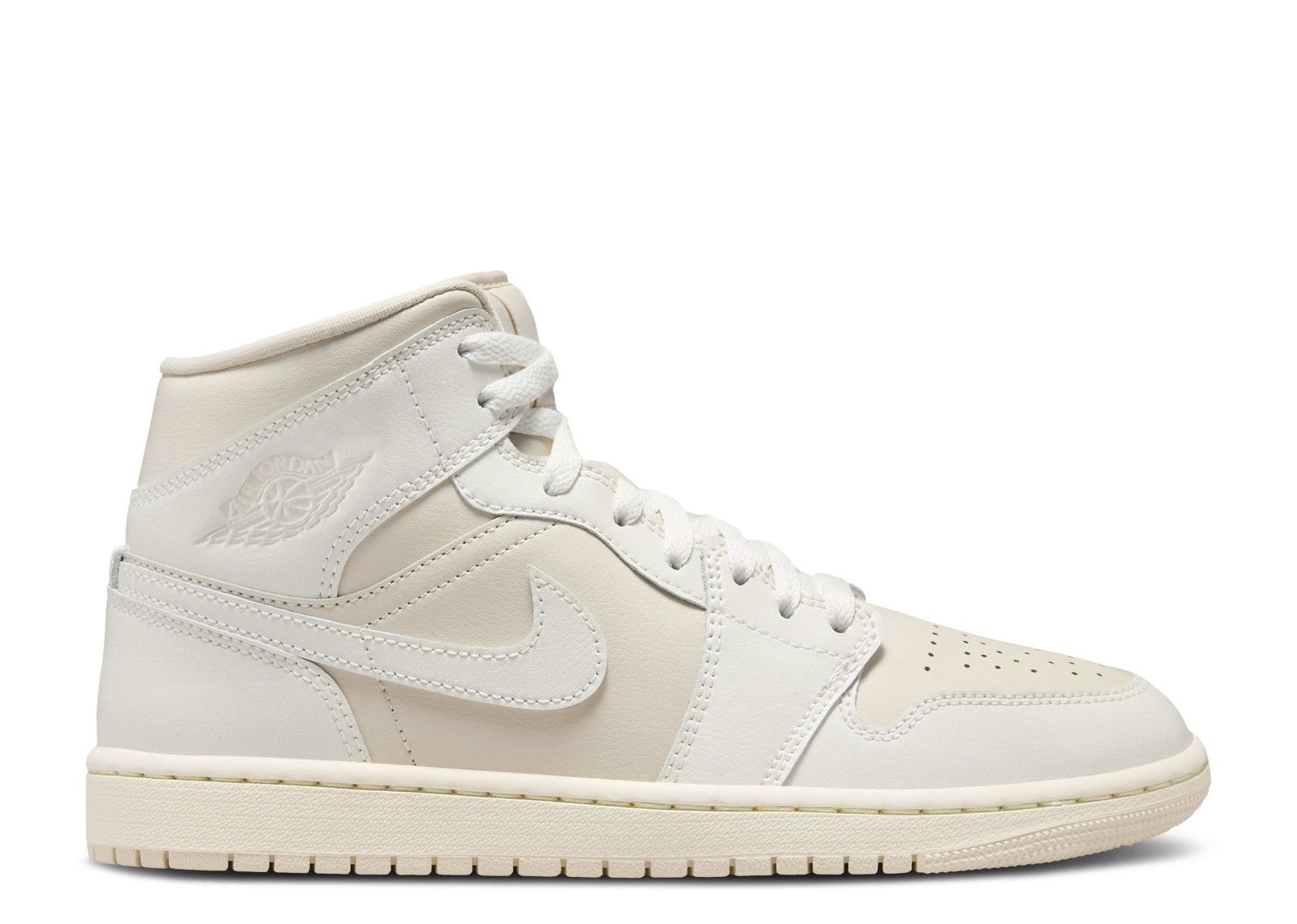 Wmns Jordan 1 Mid 'Legend Light Brown' - Air Jordan - BQ6472 201