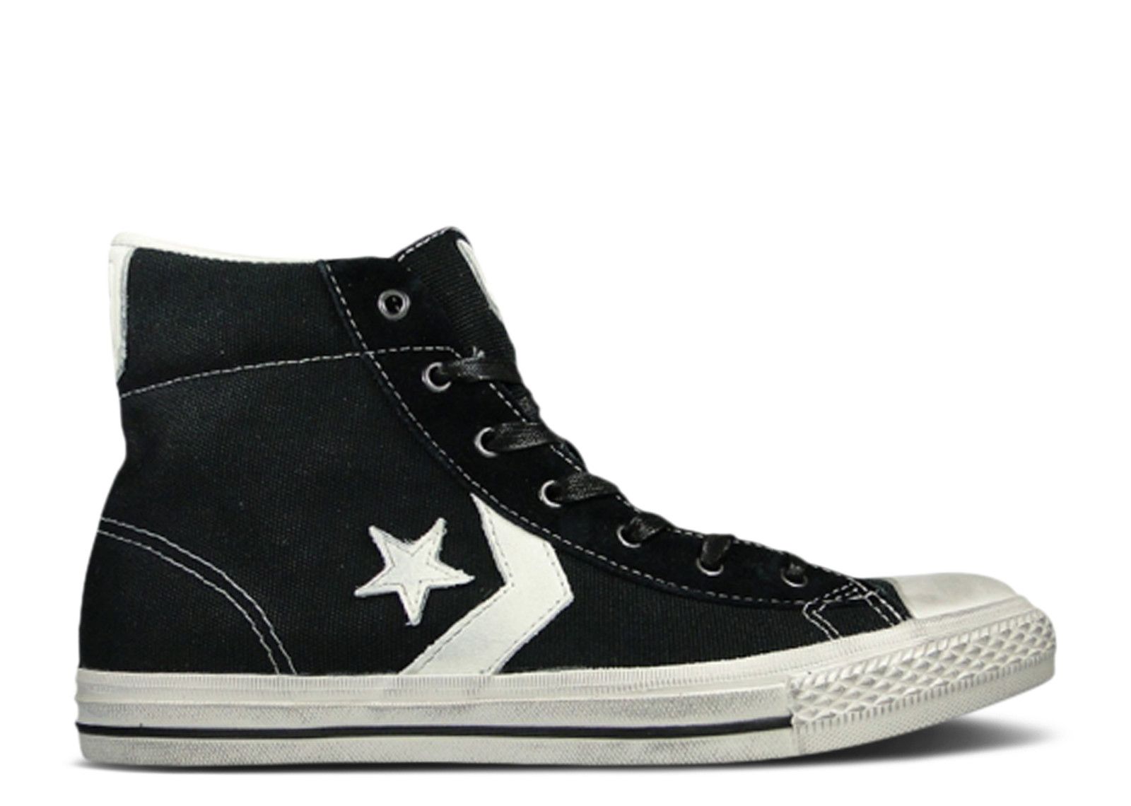 John Varvatos X Star Player Mid Black White Converse 121771 black white Flight Club