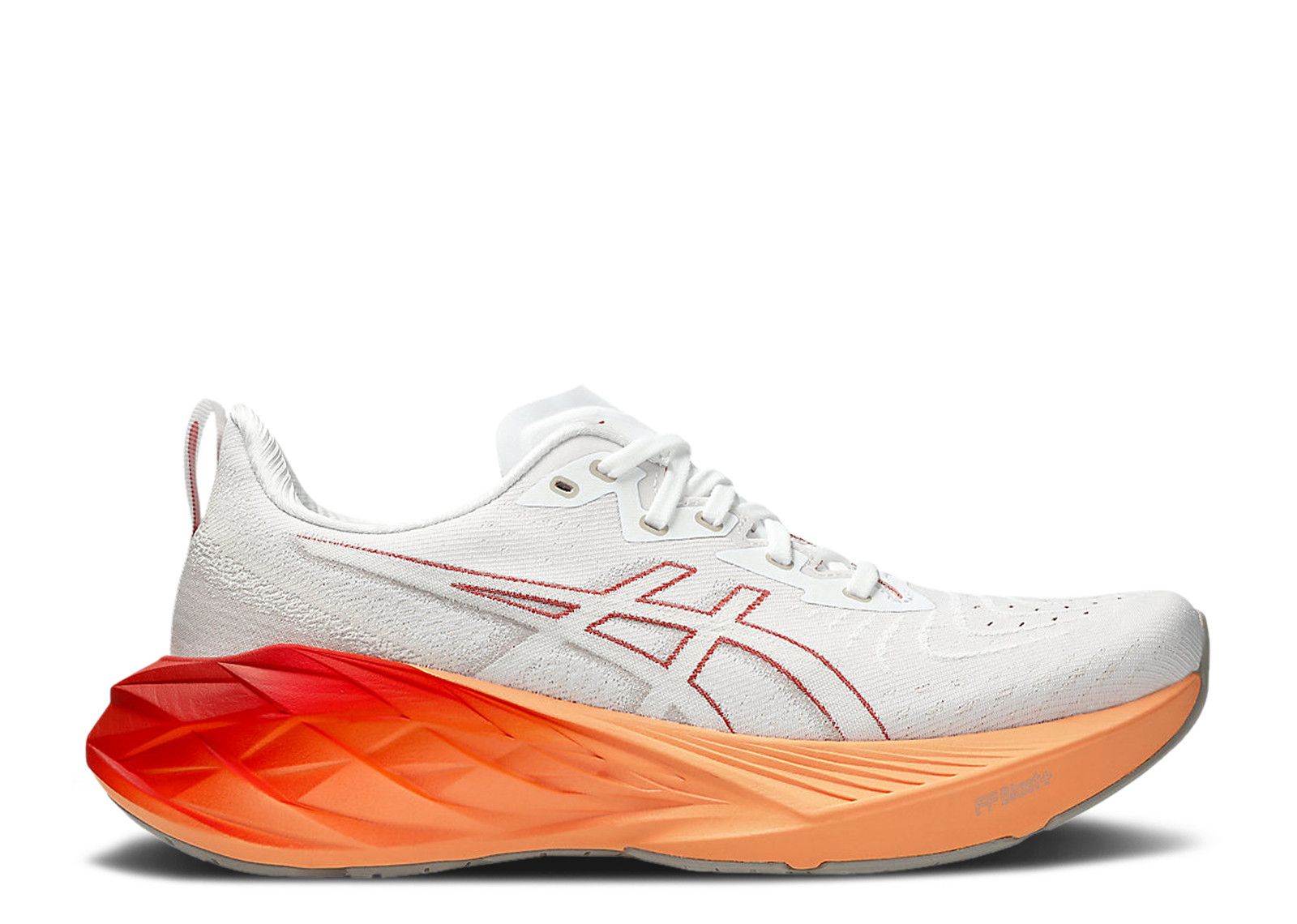 asics - 【knt04728】NOVABLAST4 WIDE 1011B694 NovaBlast 4 2E Wide 'White Faded Orange' - ASICS - 1011B694