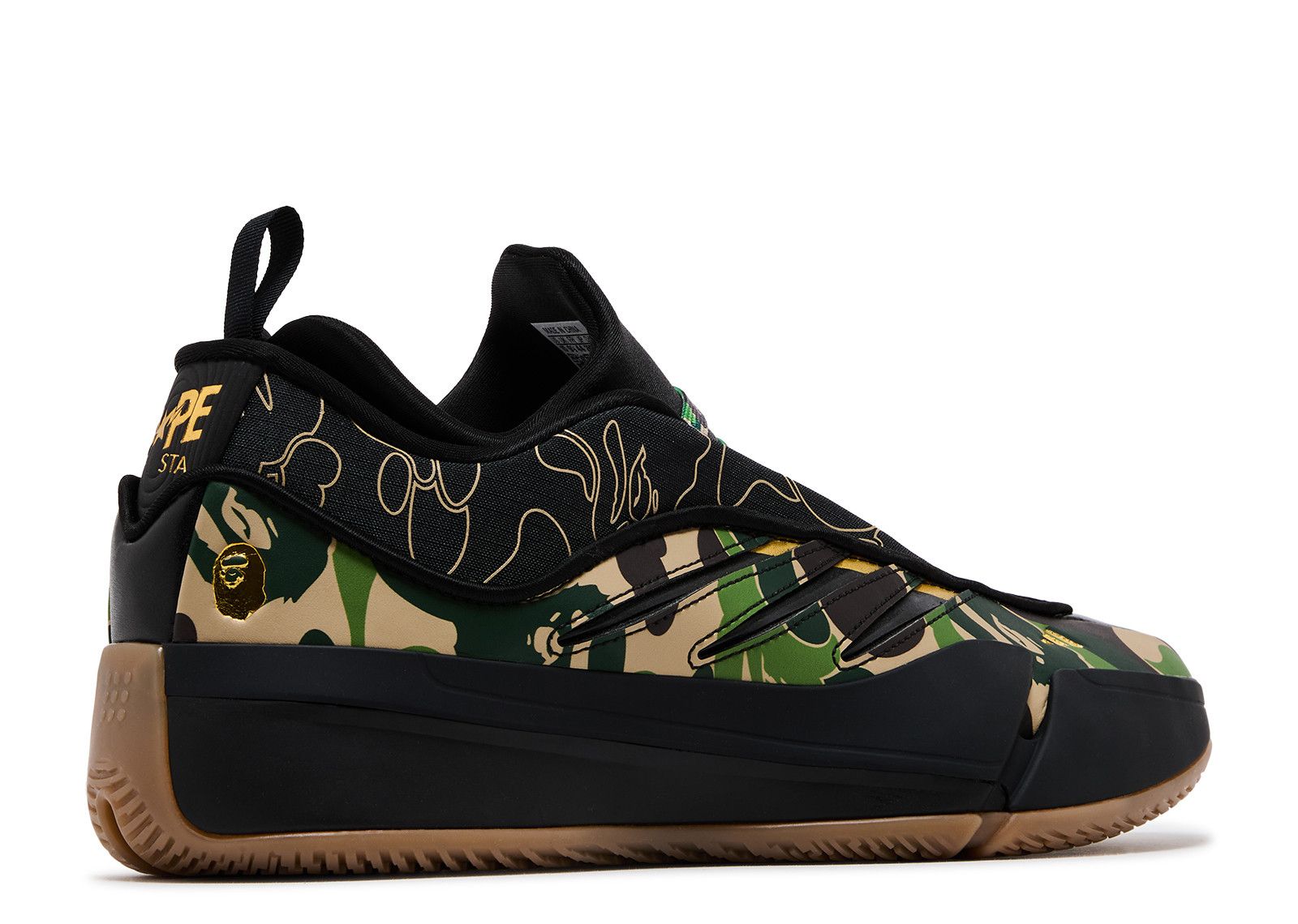 Adidas BAPE x Dame 9 ‘Black Green’