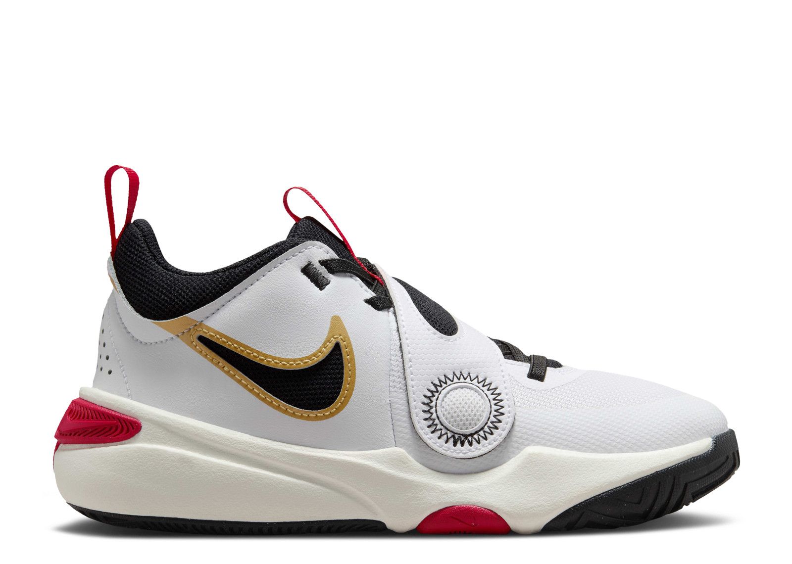 Team Hustle D11 GS 'White Gold University Red' Nike DV8996 104