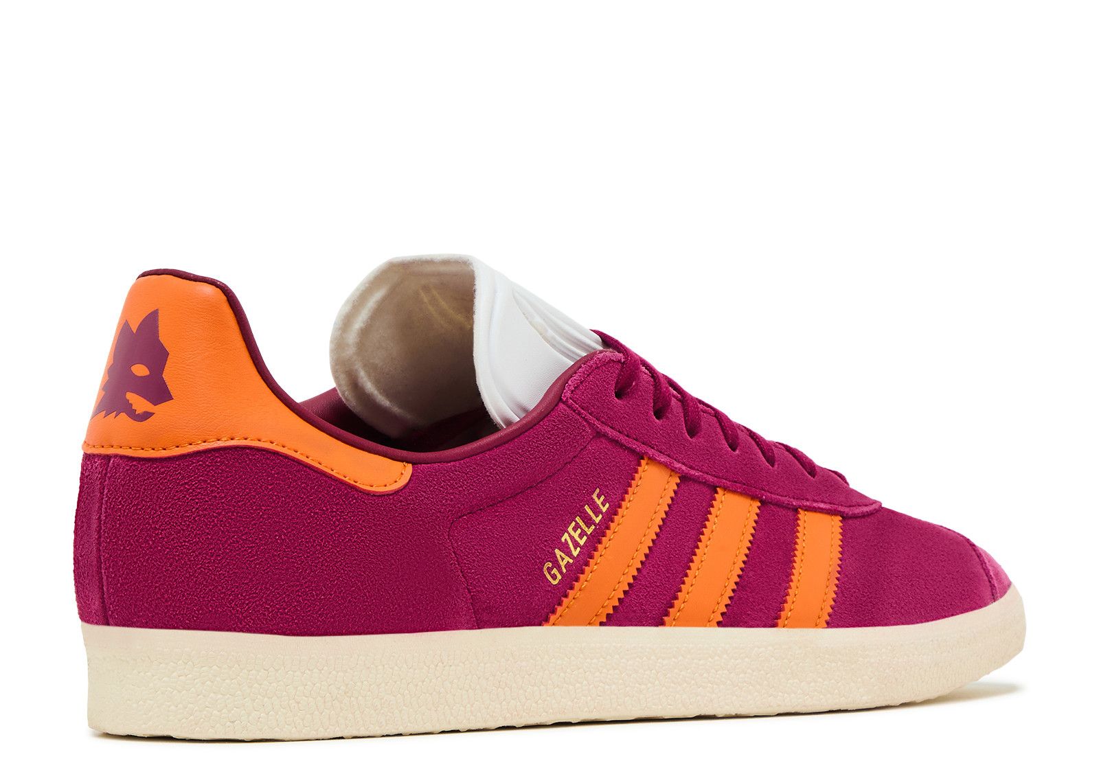 AS Roma X Gazelle 'Home Kit' - Adidas - IH2634 - legacy burgundy/unity  orange/cream white | Flight Club