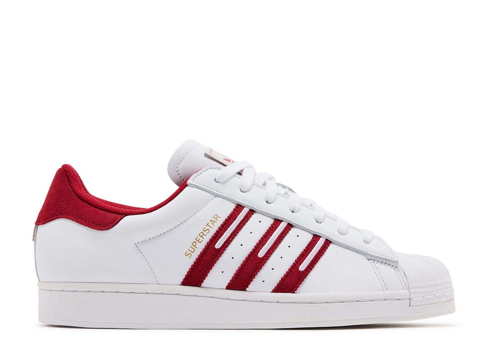 adidas Superstar Cloud White Team Victory Red Grey adidas Superstar Cloud White Team Victory Red Grey