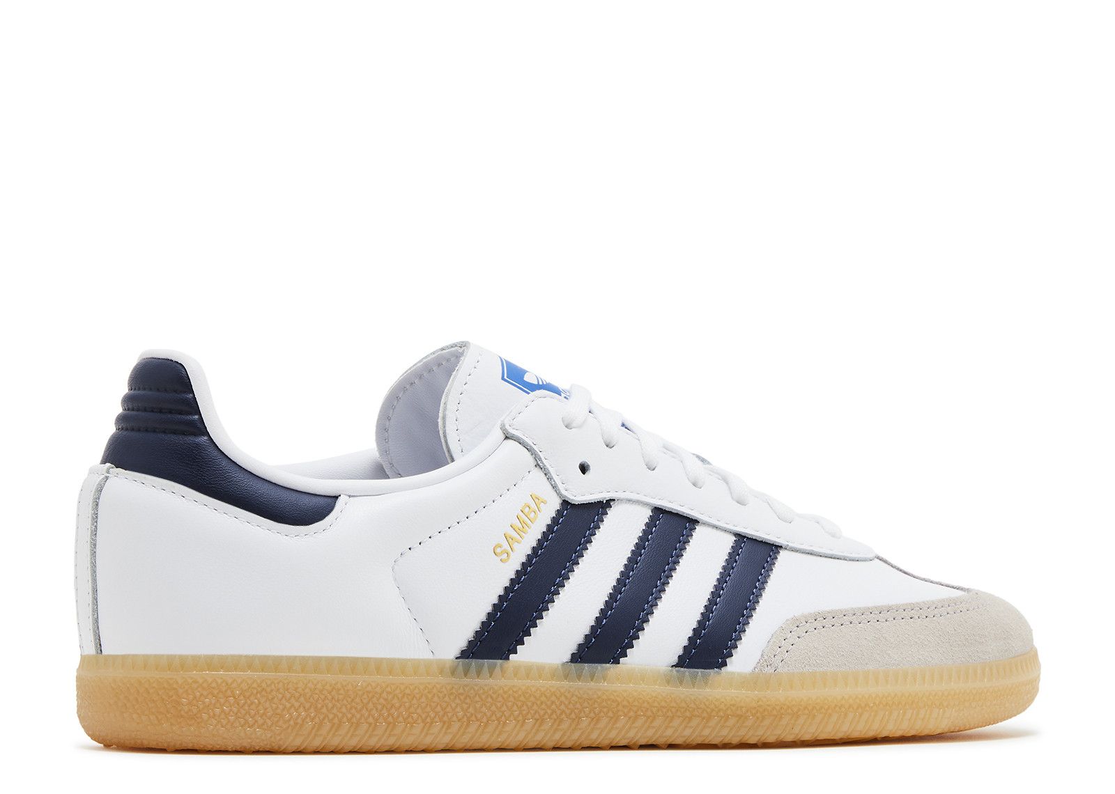 Samba OG J 'White Collegiate Navy Gum' - Adidas - JI4464 - cloud