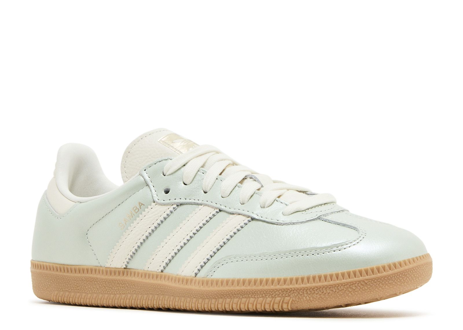 ★【ADIDAS】 Originals Samba OG Linen Green llic★ adidas Samba OG Linen Green Metallic (Women's) – Active
