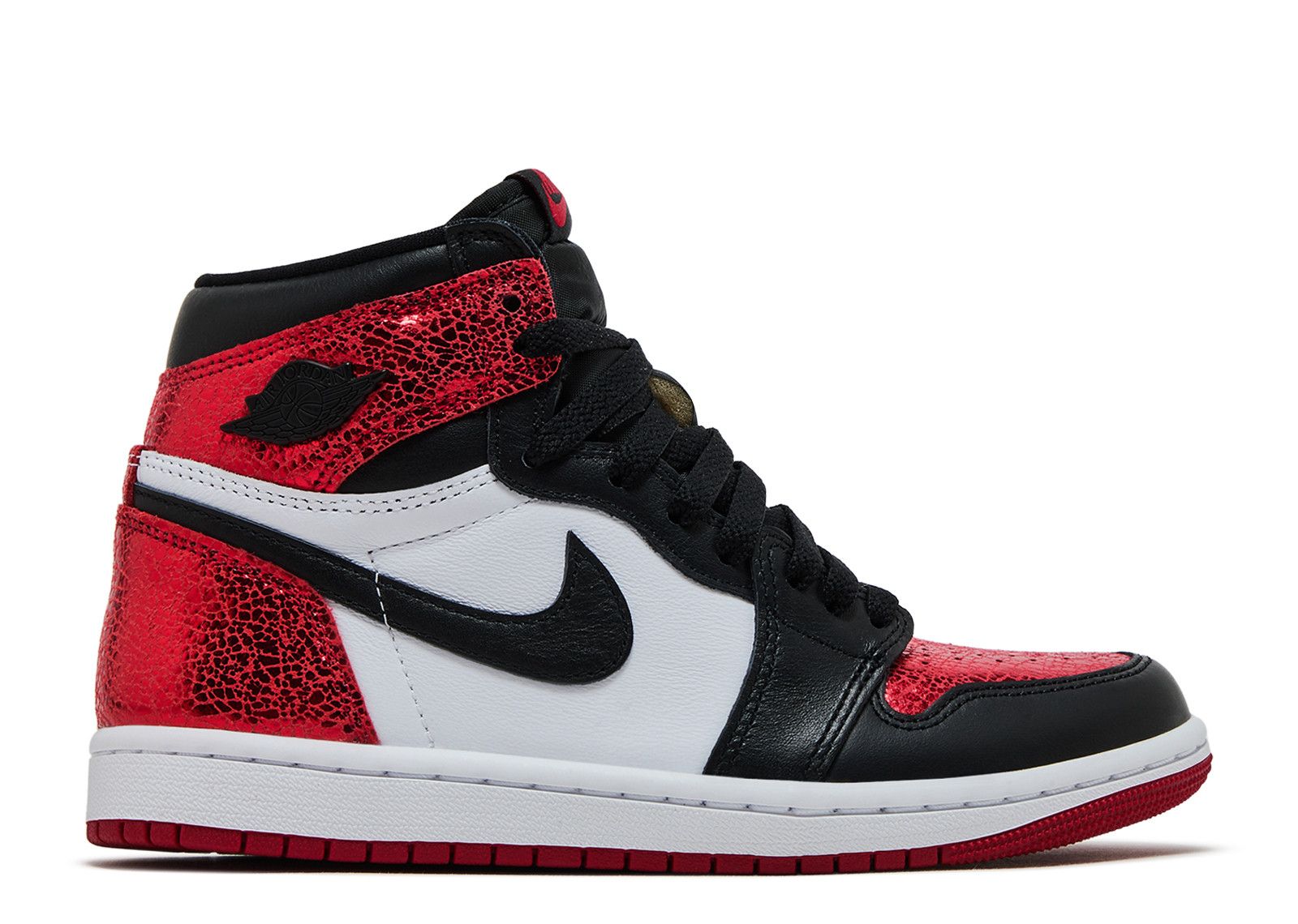 靴 NIKE AIR JORDAN 1 HIGH OG BRED TOE Nike Air Jordan Retro 1 OG High Bred Toe Size 4 Y Gym Red