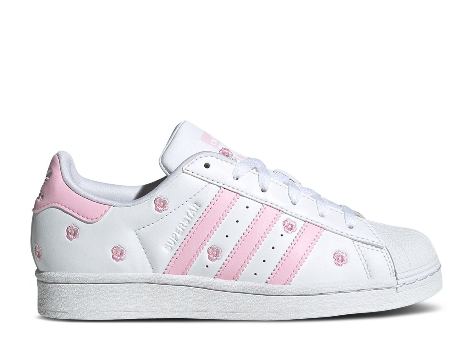 Superstar Sneakers Adidas Superstar White Red Floral Womens Shoes