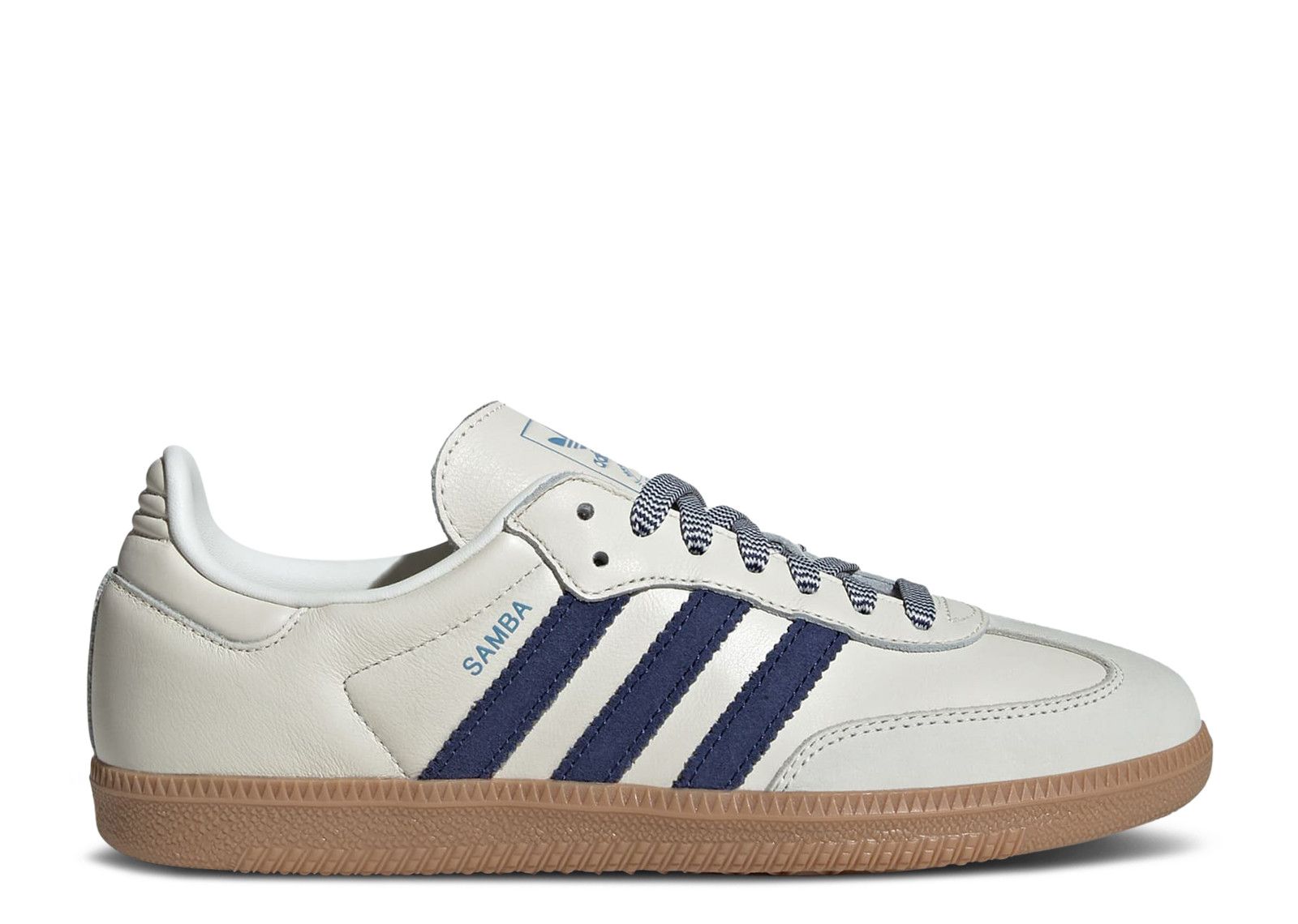 Adidas samba white blue on sale