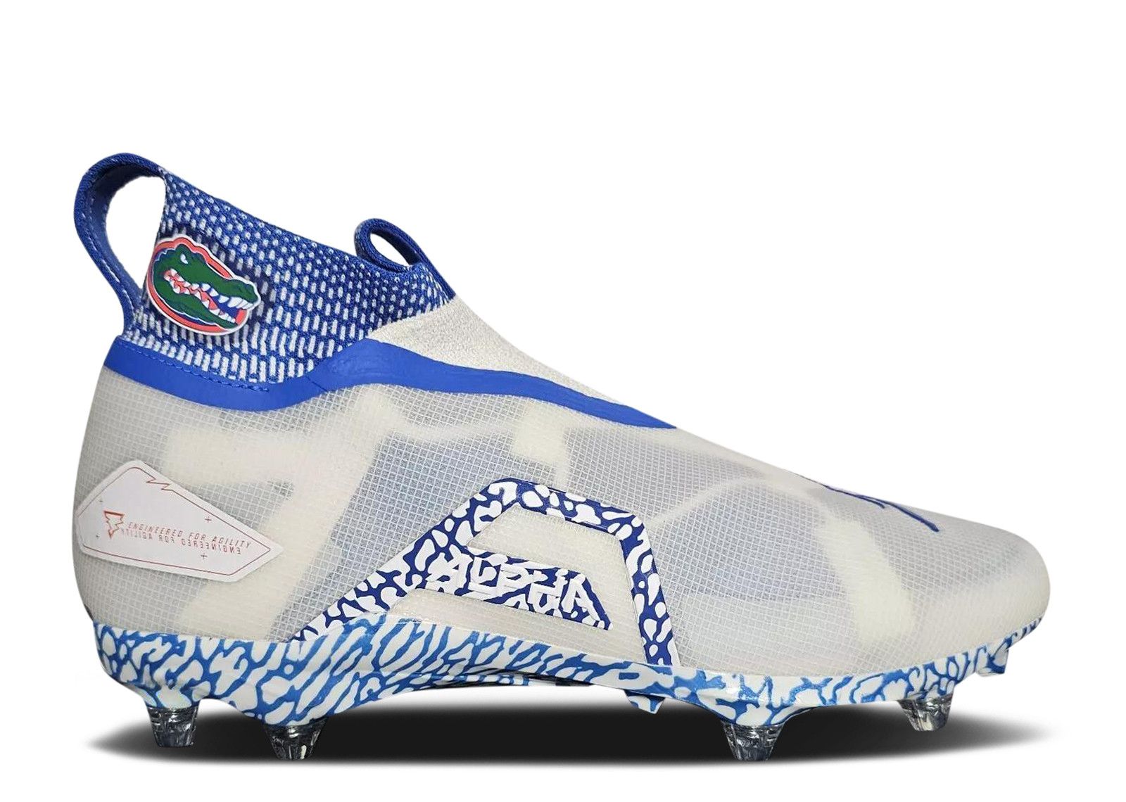 Nike Jordan Alpha Menace Elite 3 FLORIDA GATOR Football Cleat DH3364-112 Sz 13.5 Nike Jordan Alpha Menace Elite 3 FLORIDA GATOR Football  main image 3