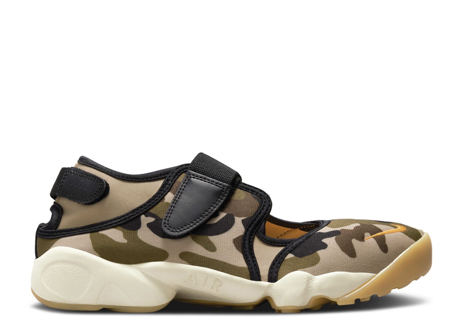 Wmns Air Rift Desert Camo Nike FJ5447 200 hemp black olive flak vivid orange Flight Club