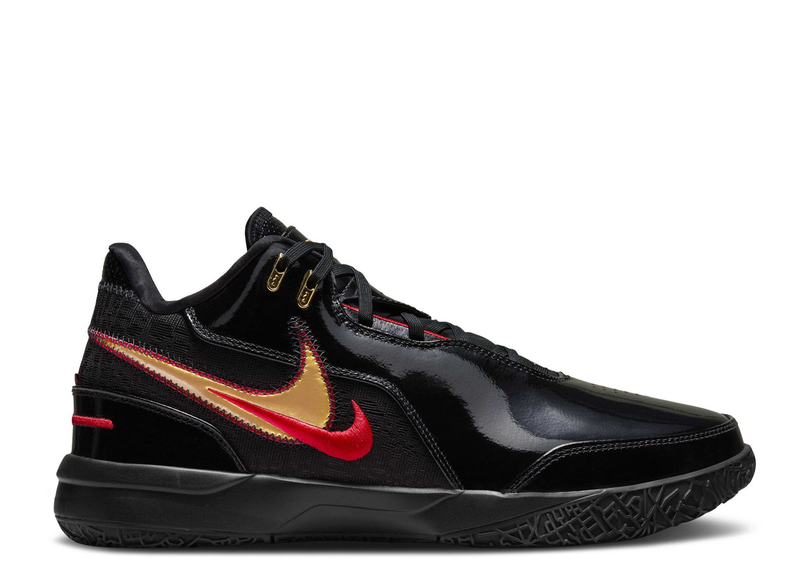 Zoom LeBron NXXT Gen AMPD EP 'Black Metallic Gold Red' - Nike