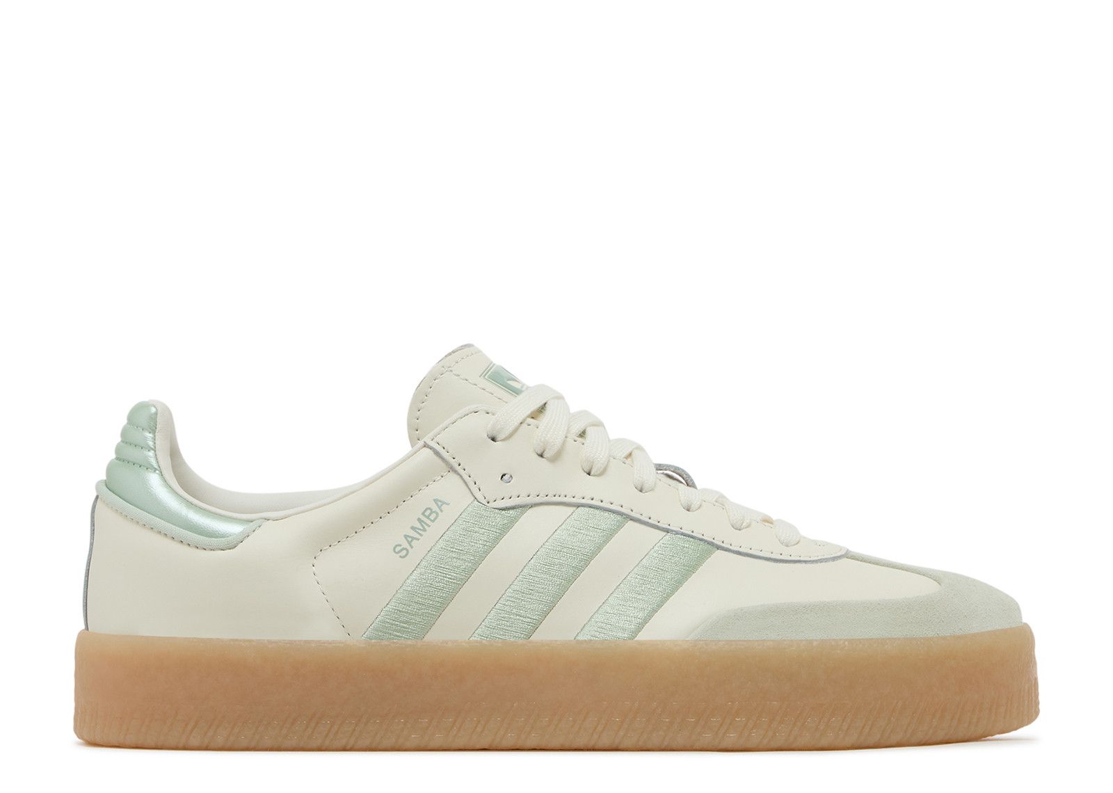 Wmns Sambae 'Off White Lime Green Gum' - Adidas - IG1947