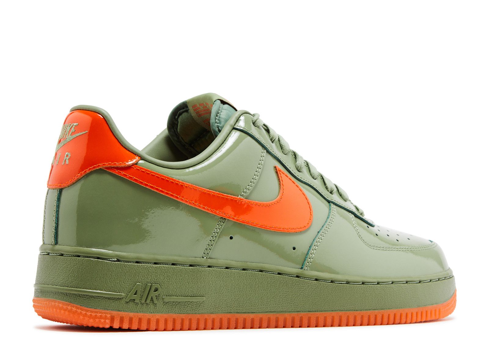 Air Force 1 Low '07 Premium 'Oil Green Safety Orange' - Nike