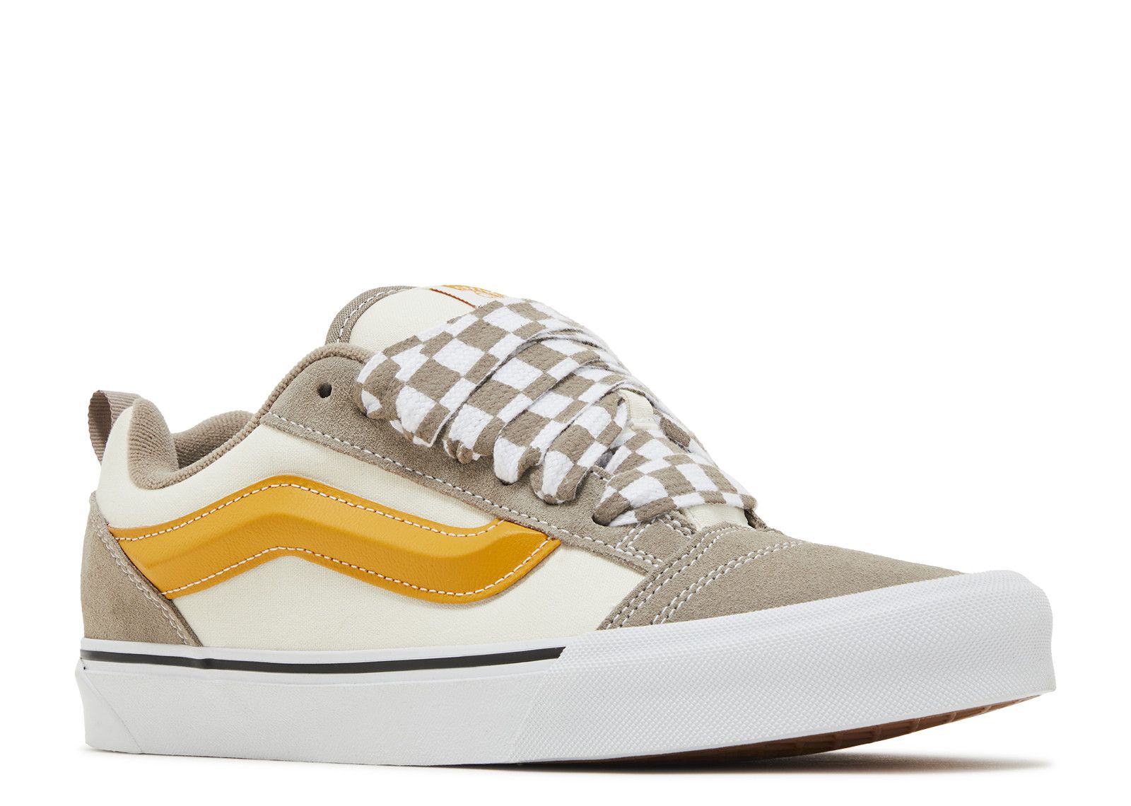 VANS★KNU SKOOL★チェック柄★兼用★MEGA CHECK★2色 Vans Knu Skool Mega Check Black Men's - VN0009QCCJJ - US
