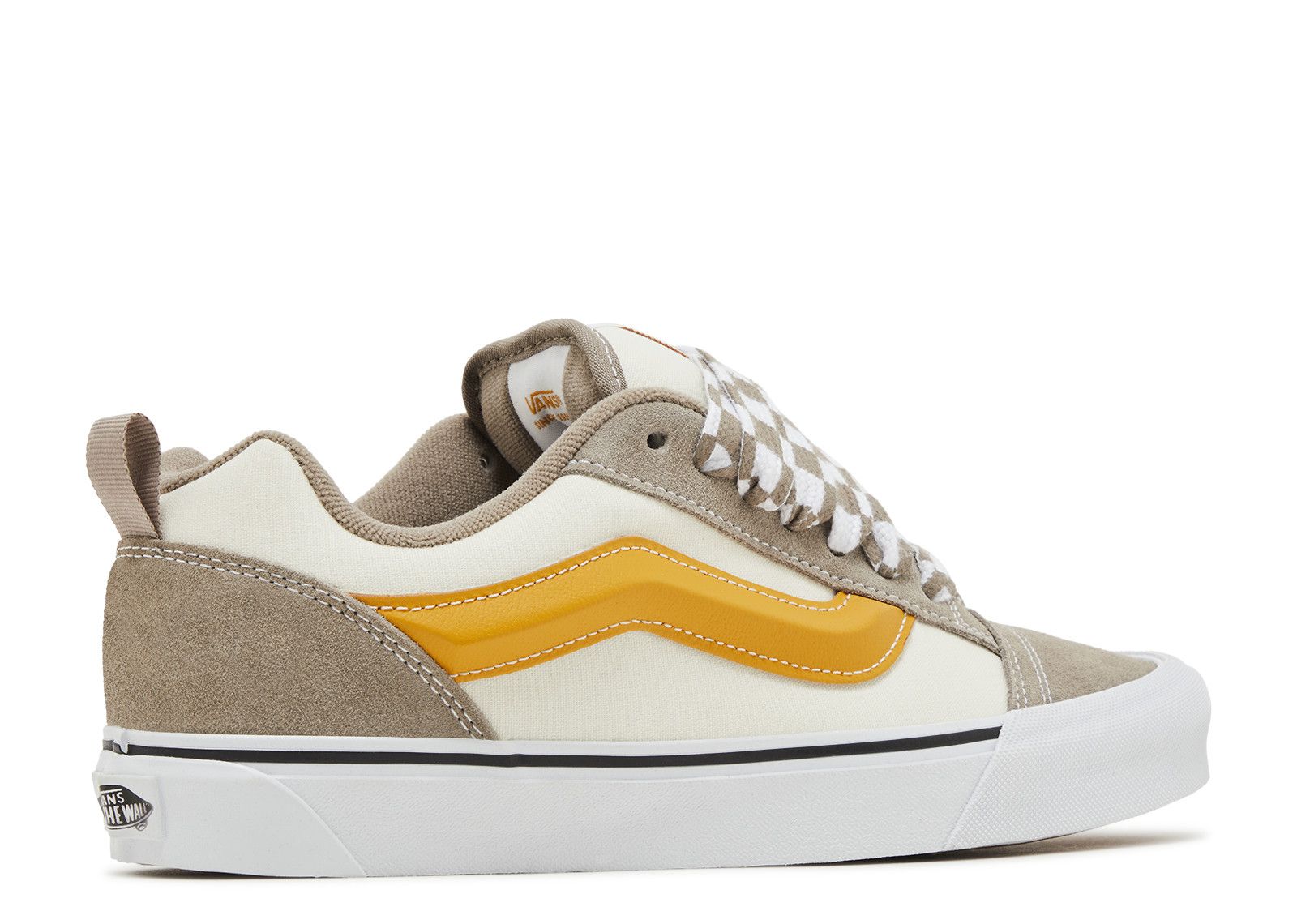 スニーカー ^VANS^ Newschool Mega Check Gray Marshmallow VN0009QC0BP1 Knu Skool 'Mega Check Grey Marshmallow' - Vans - VN0009QC0BP