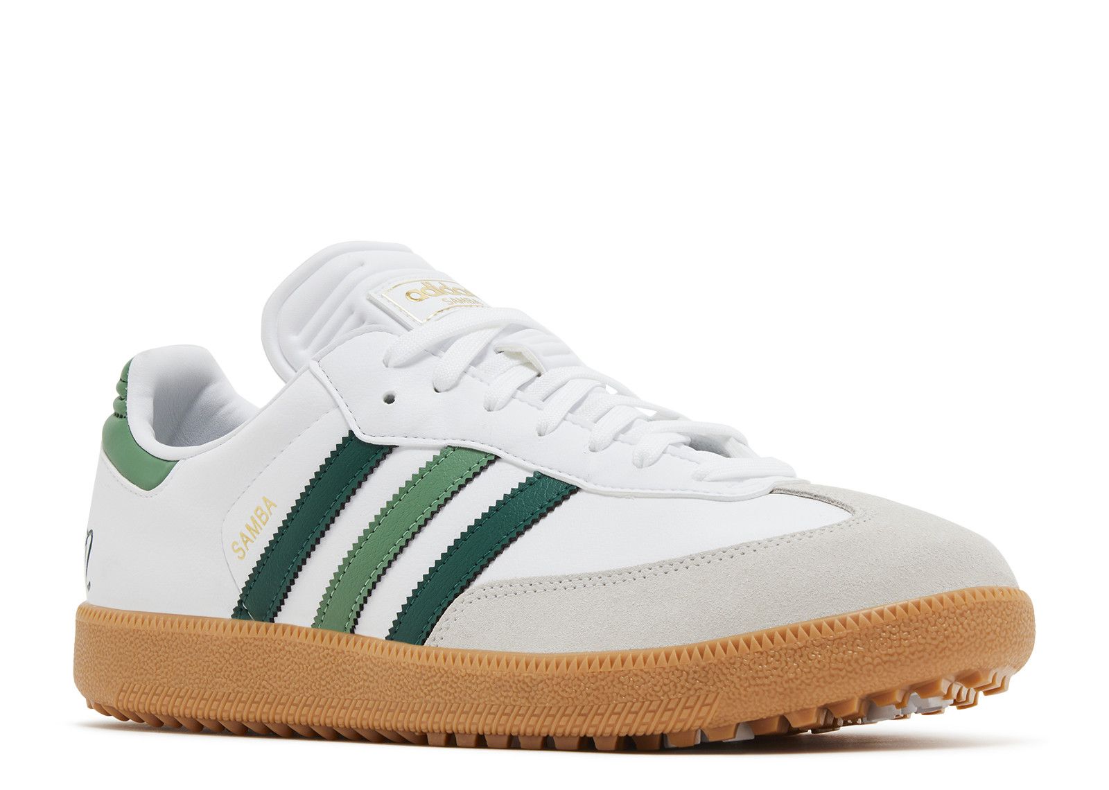 Adidas Malbon Golf x Samba Spikeless Golf ‘White Preloved Green’