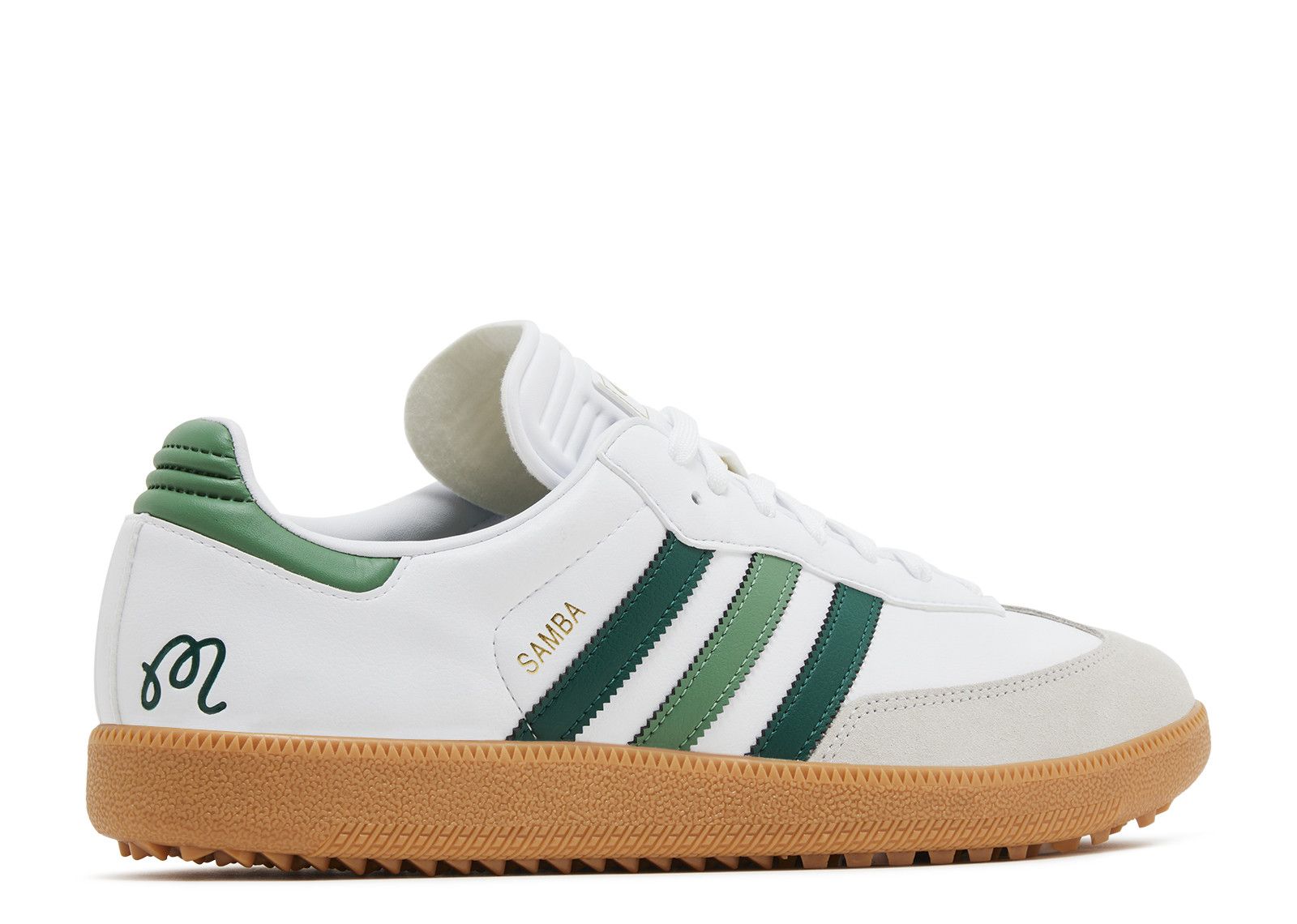 Adidas Malbon Golf x Samba Spikeless Golf ‘White Preloved Green’