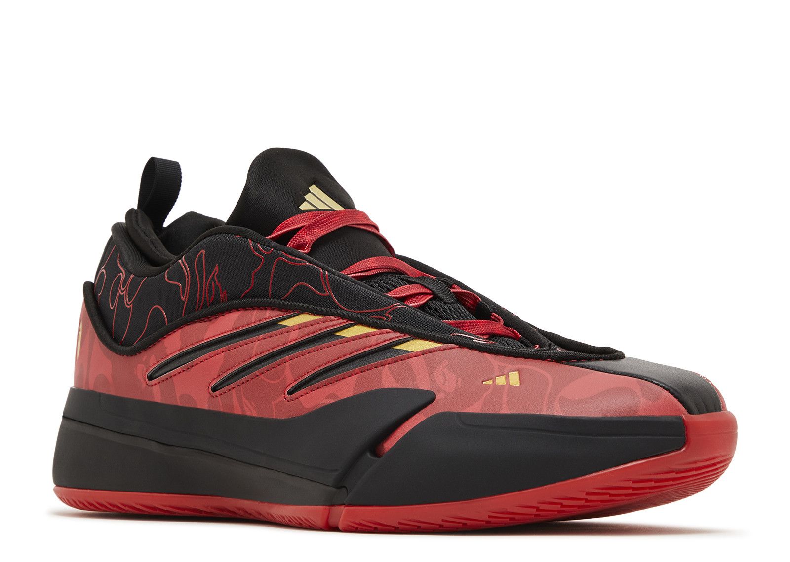BAPE X Dame 9 'Black Scarlet' - Adidas - IH0786 - better scarlet