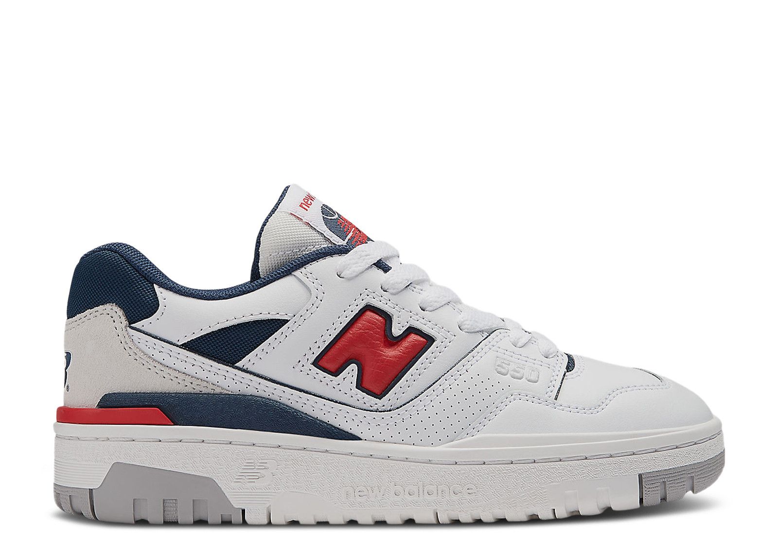 New Balance 550 Little Kid 'White Navy True Red' New Balance