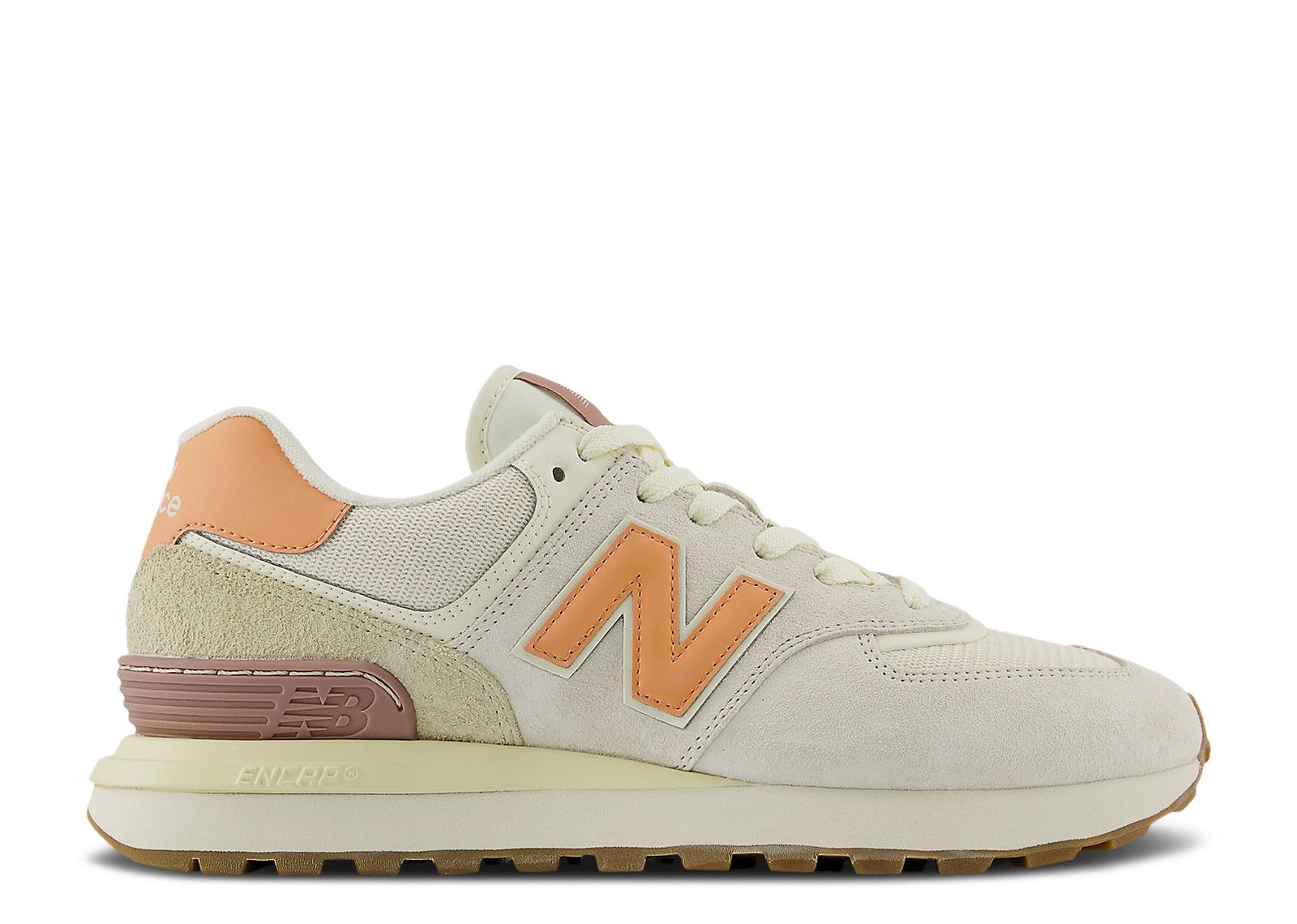 New Balance 574 Beige Orange Size 6 Kids