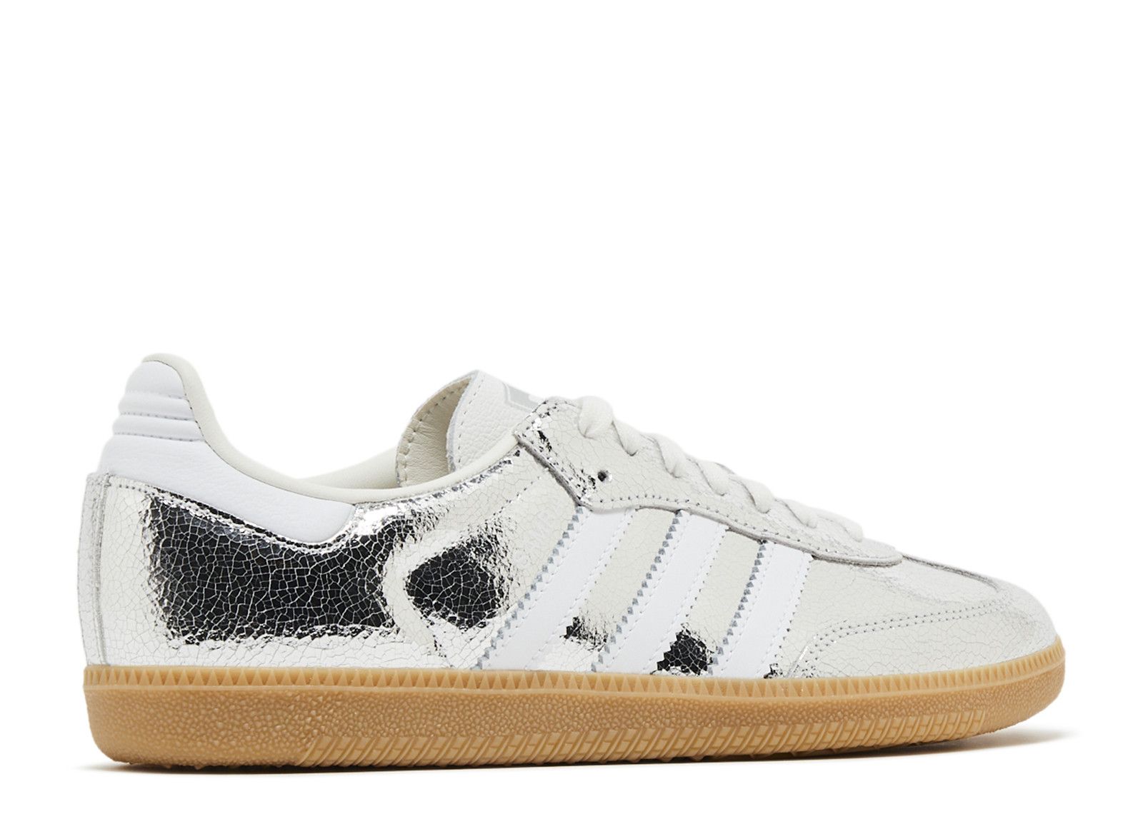 adidas Wmns Samba OG Silver llic Cracked Leather サンバ adidas Samba OG Silver Metallic Cracked Leather Women's