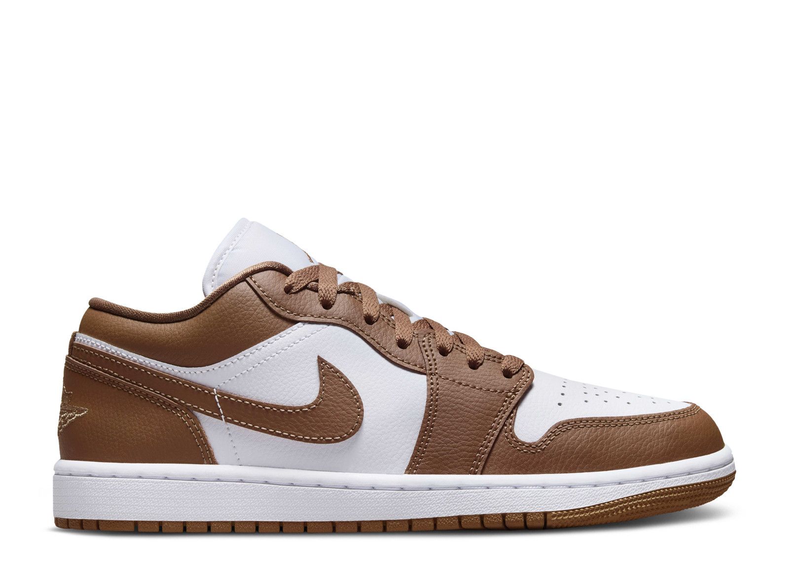 Jordan 1 Low SE GS 'Brown Elephant' - Air Jordan - DZ5368 201 -  hemp/metallic gold/white/light british tan/black | Flight Club