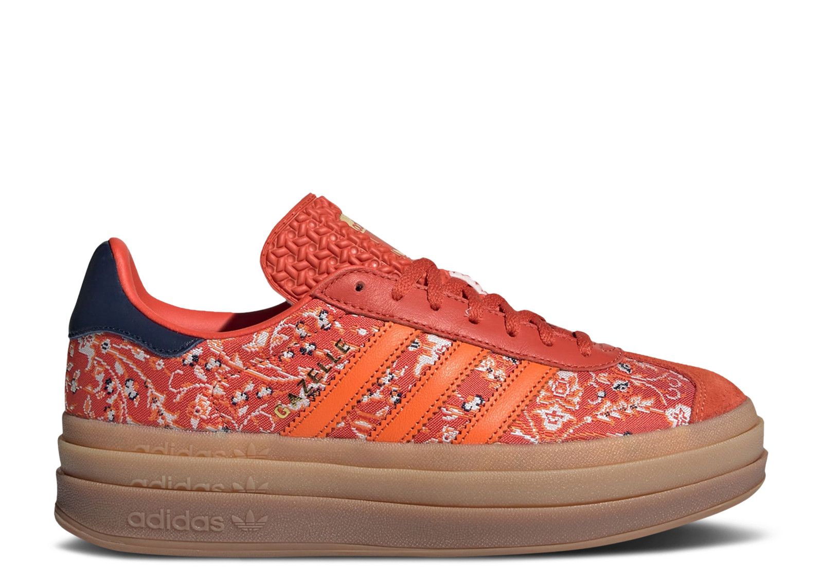 Wmns Gazelle Bold 'Ornate Preloved Red' - Adidas - ID1425 - preloved red/orange/night  indigo | Flight Club