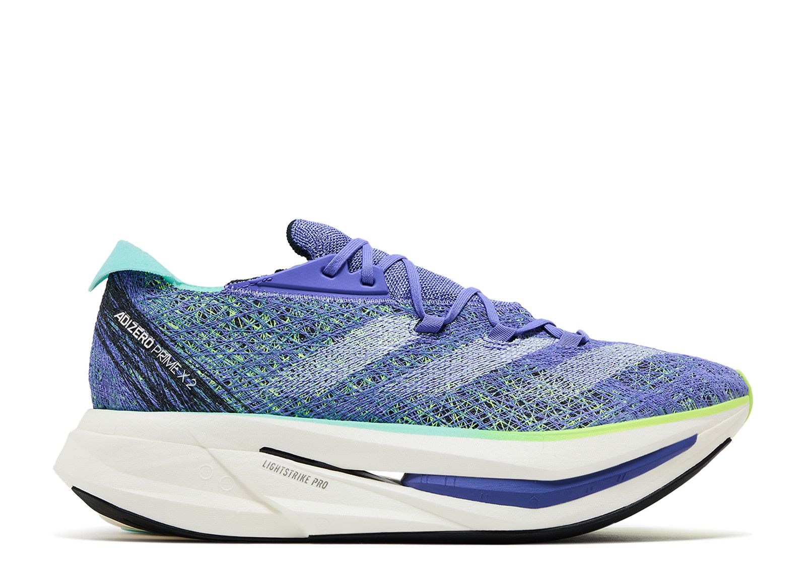 Adidas Adizero Prime X 2.0 Strung 'Cobalt Blue Lucid Lemon'