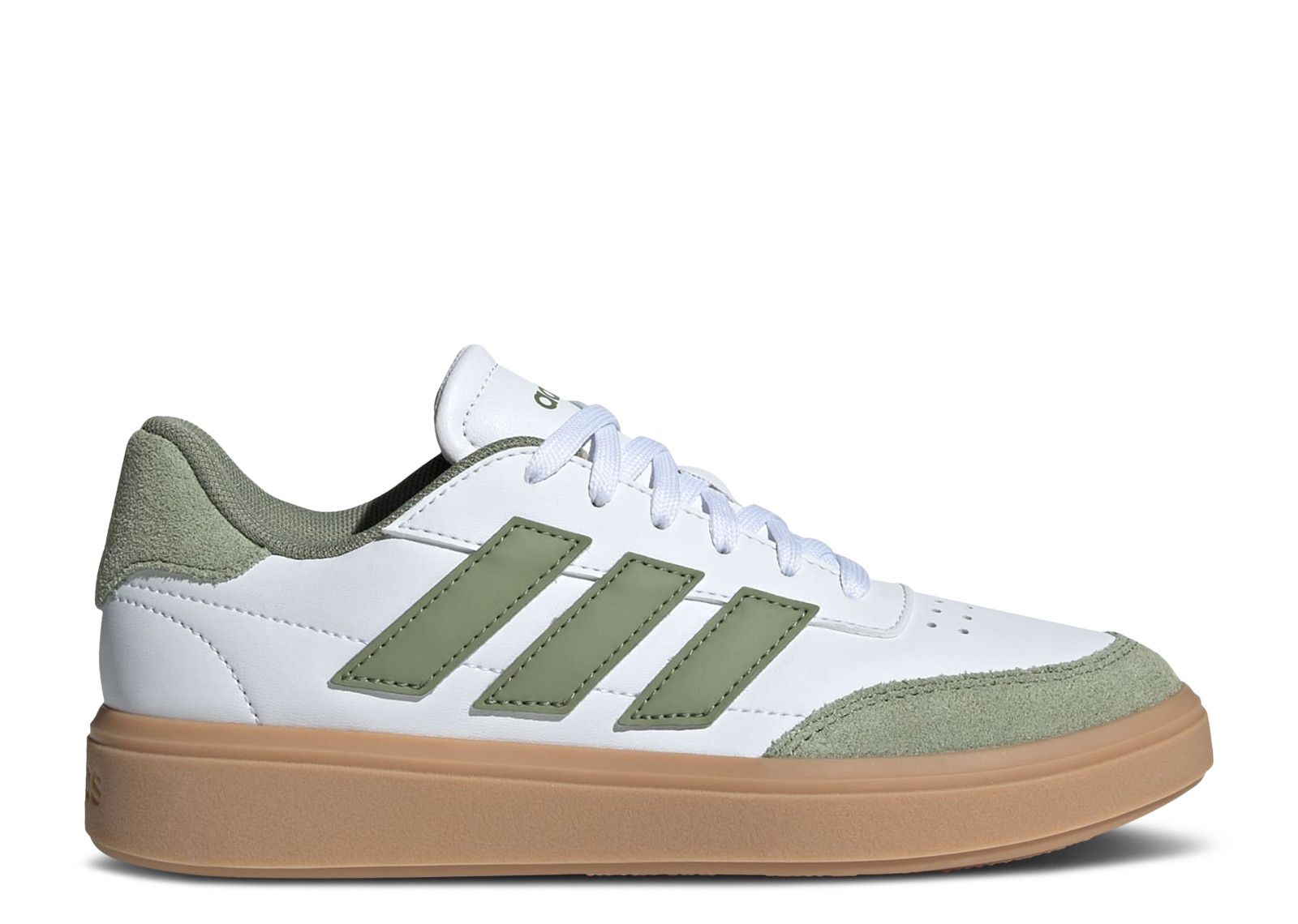Adidas CourtBlock J 'White Tent Green Gum'