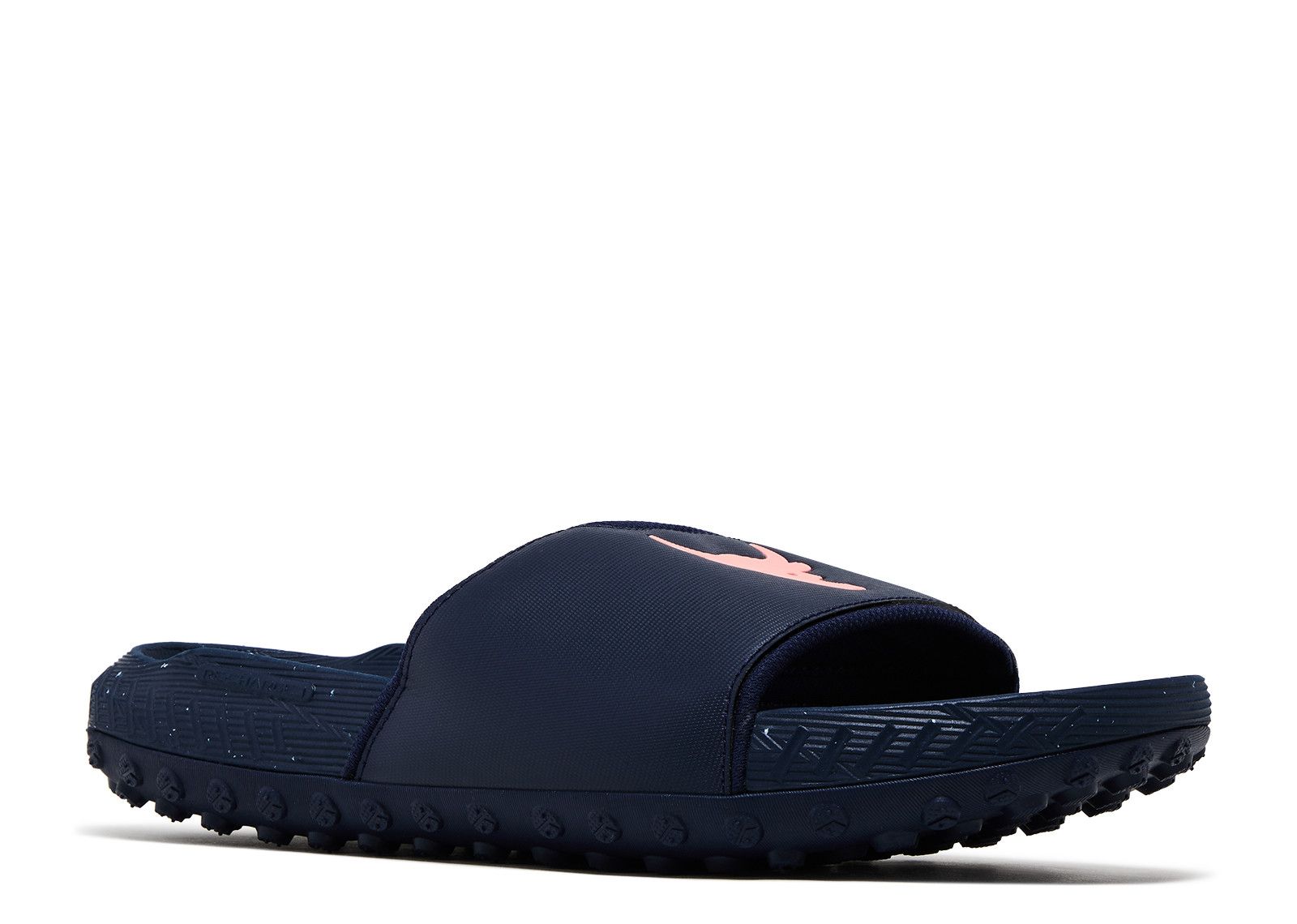 Project Rock 3 Slides UA \'Midnight Navy Flare Orange 3026034-403 New Men\'s 14 Under Armour Project Rock 3 Slides SL Men sz 13 New 3026034  main image 4