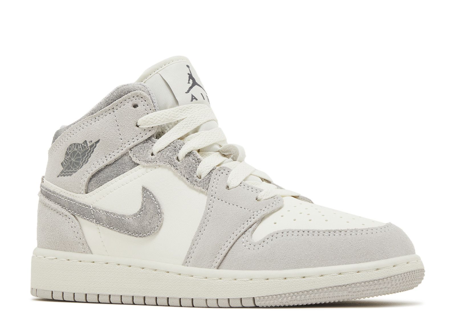 Jordan 1 Mid SE GS 'Neutral Grey Sail' - Air Jordan - FQ8088 002