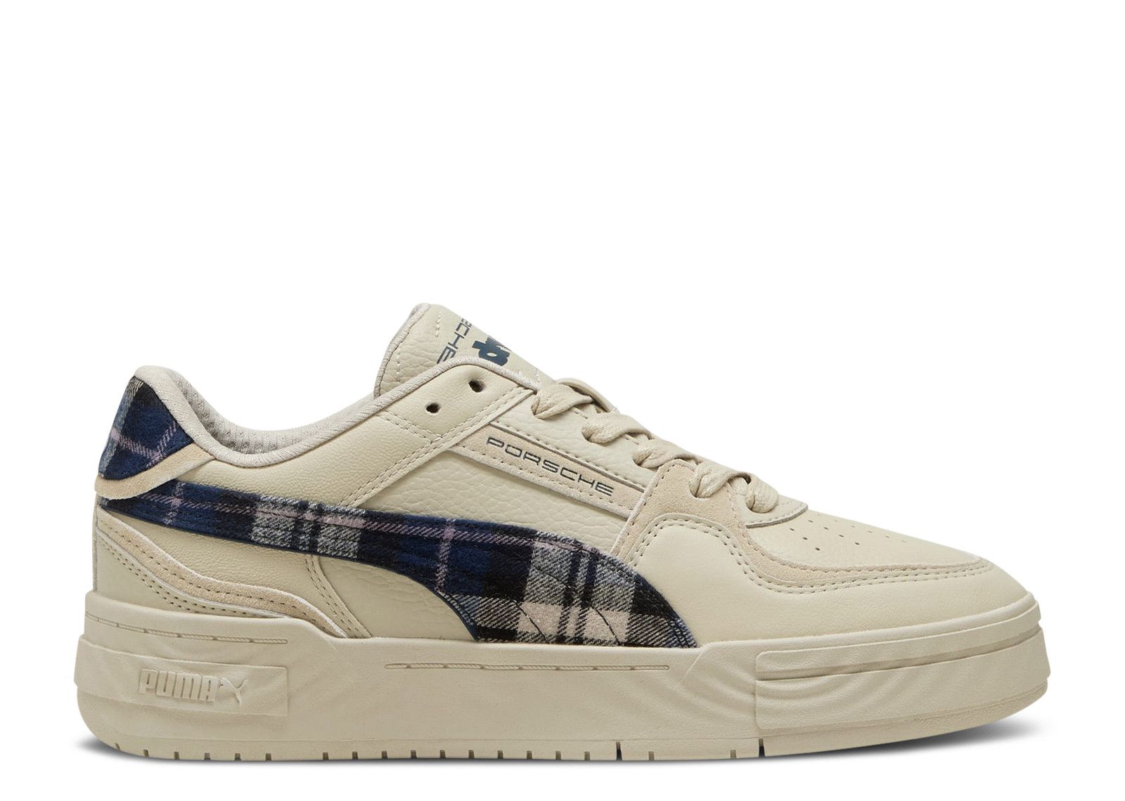 Puma Porsche Legacy CA Pro Tartan Formstrip Desert Dust Mens 14 308418-02 Rare Porsche Legacy CA Pro Tartan Sneakers | PUMA main image 3