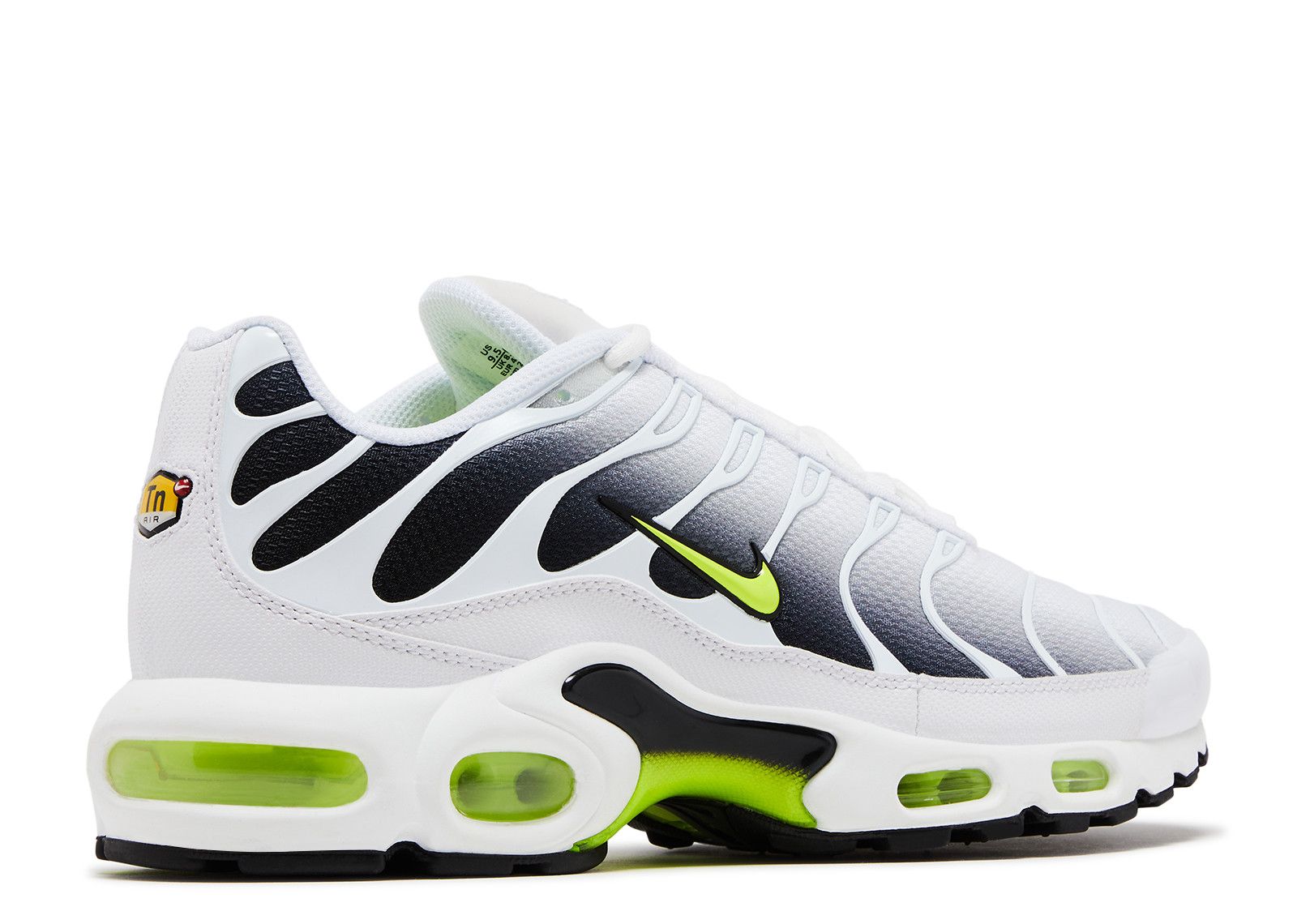 air max plus white green