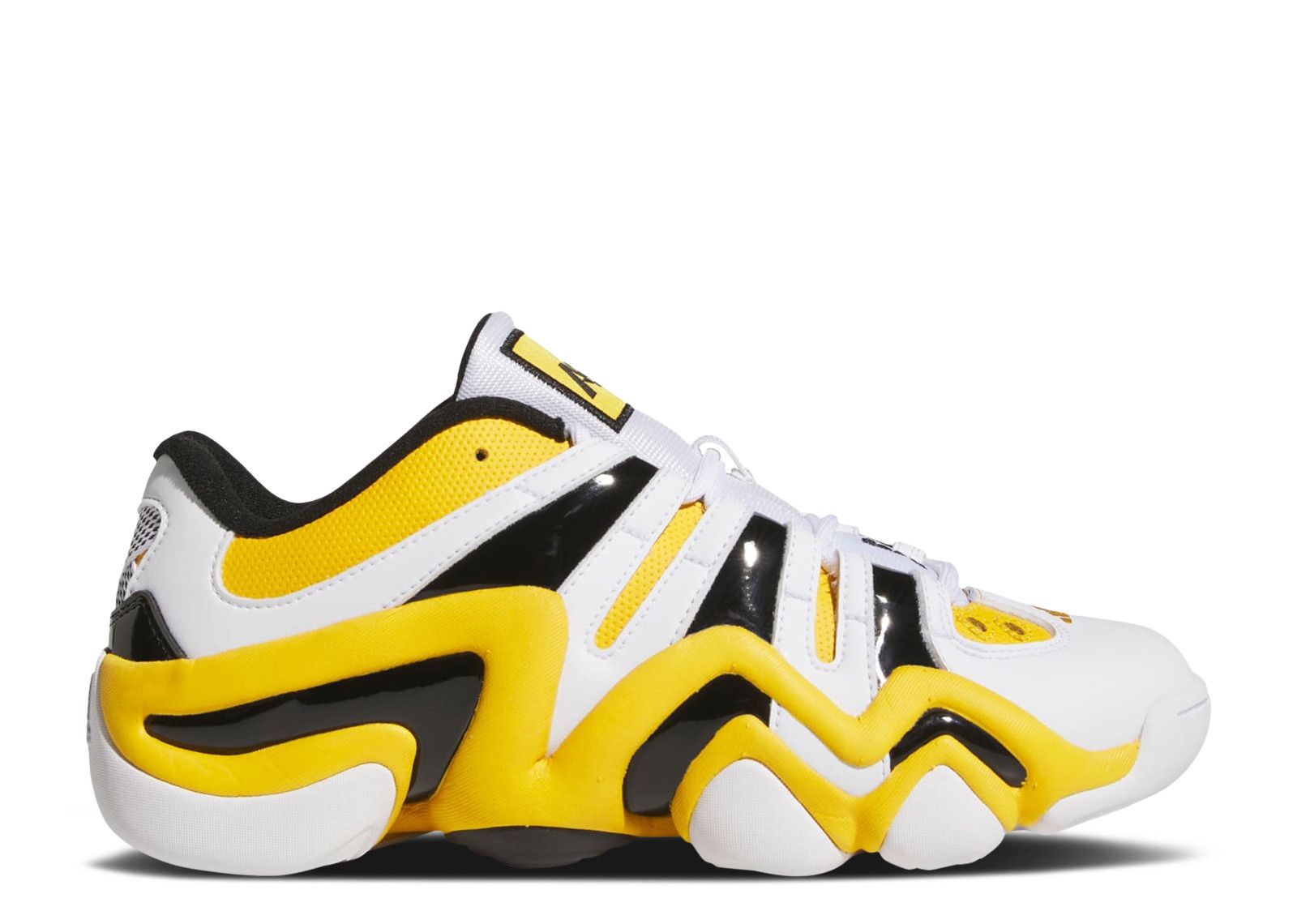 Crazy 8 Low HBCU Pack Alabama State Adidas IH5119 cloud white goldenrod core black Flight Club