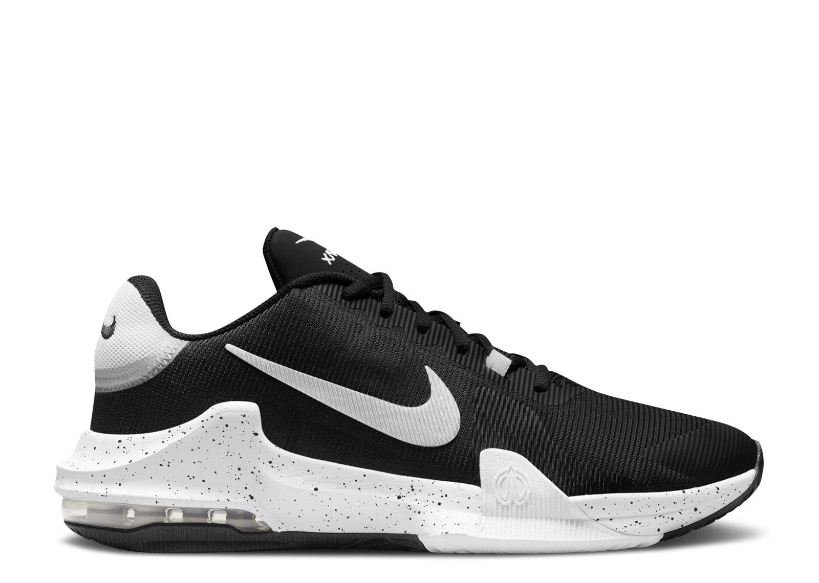 Nike Air Max Impact 4 Men\'s White Black Basketball Shoes Sneakers Size‎ 8 Nike Air Max Impact 4  main image 4