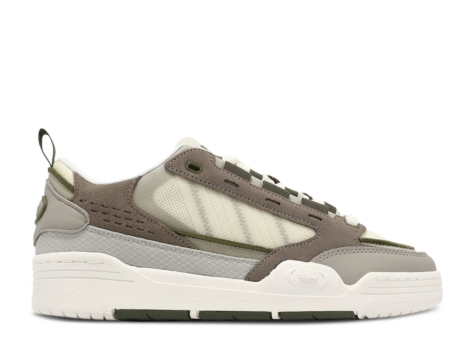 adidas gazelle silver green womens Adi 2000 Sneakers in white leather and fabric – Deliberti