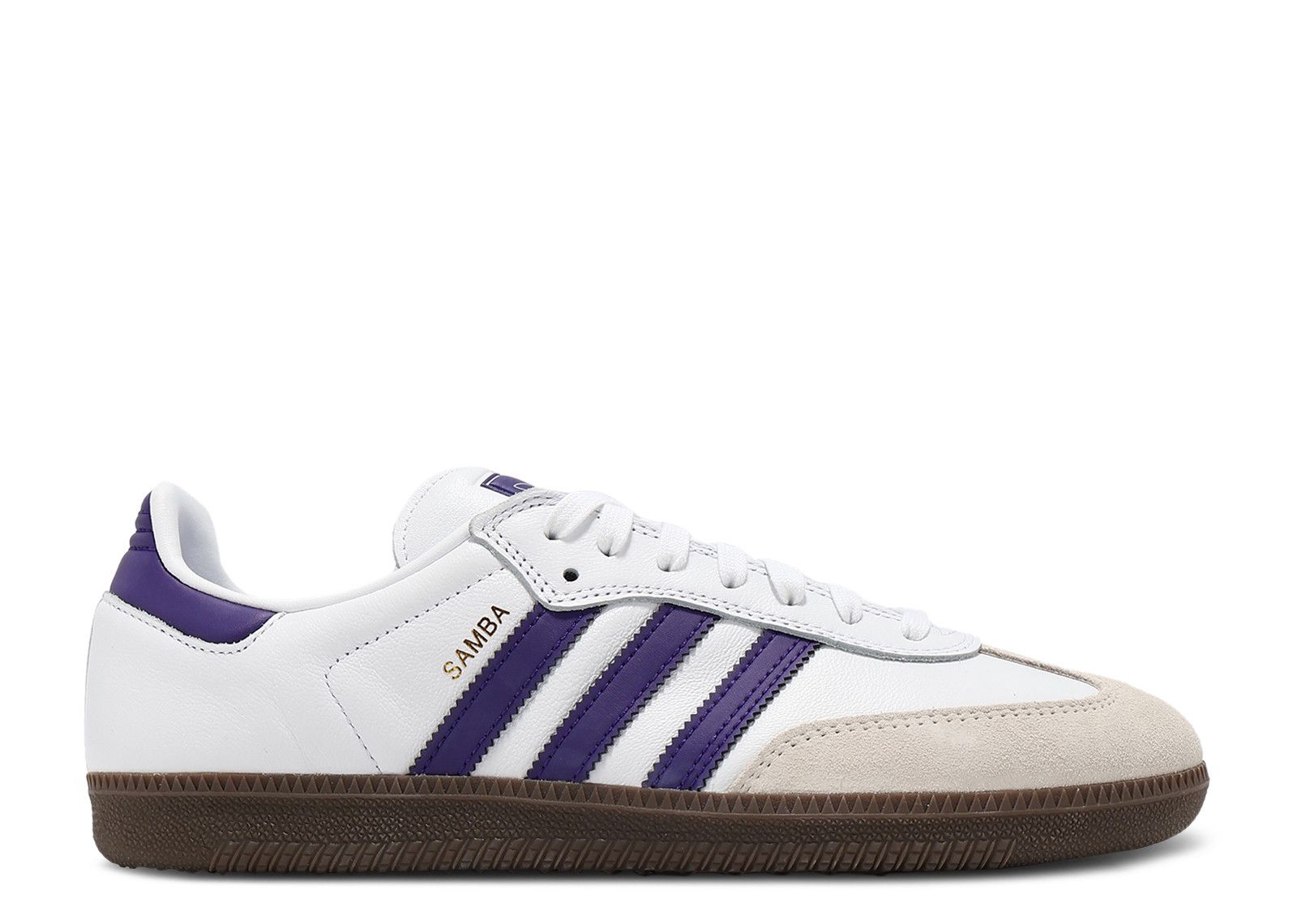 Adidas Samba ADV Cloud White Collegiate Purple Gold Metallic 11