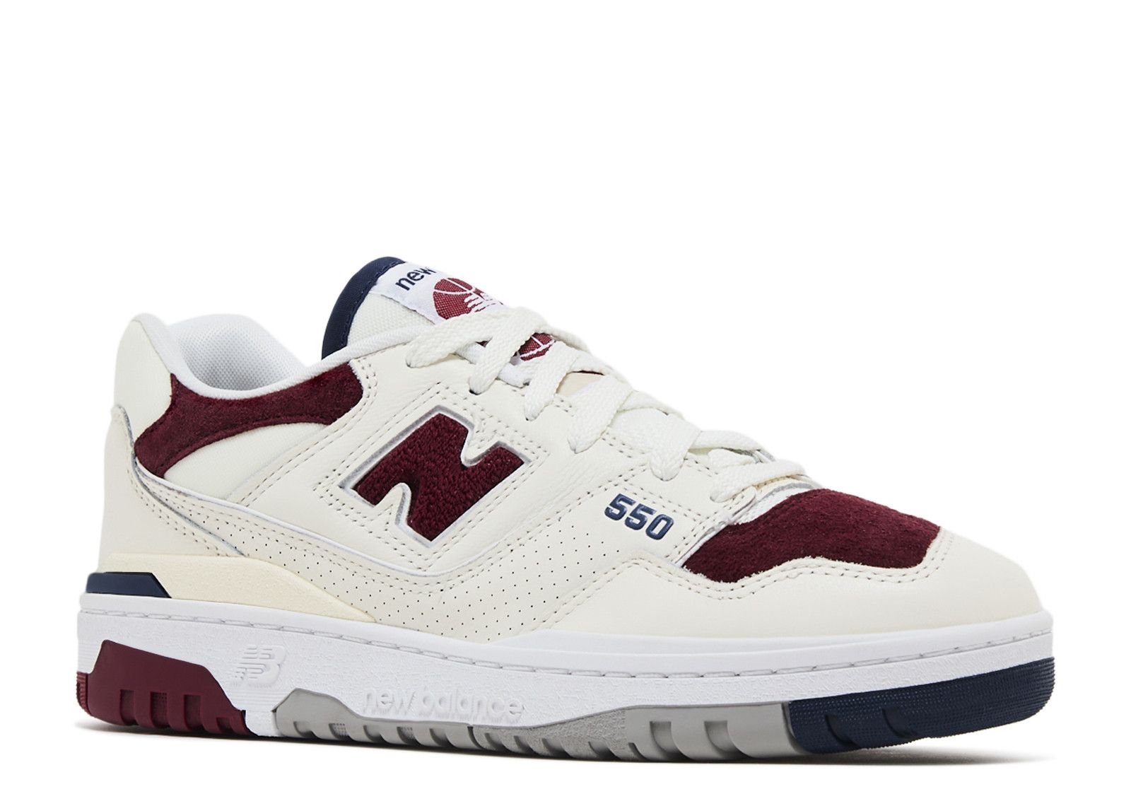 New Balance 550 'Suede Toe Pack Burgundy Navy' - New Balance